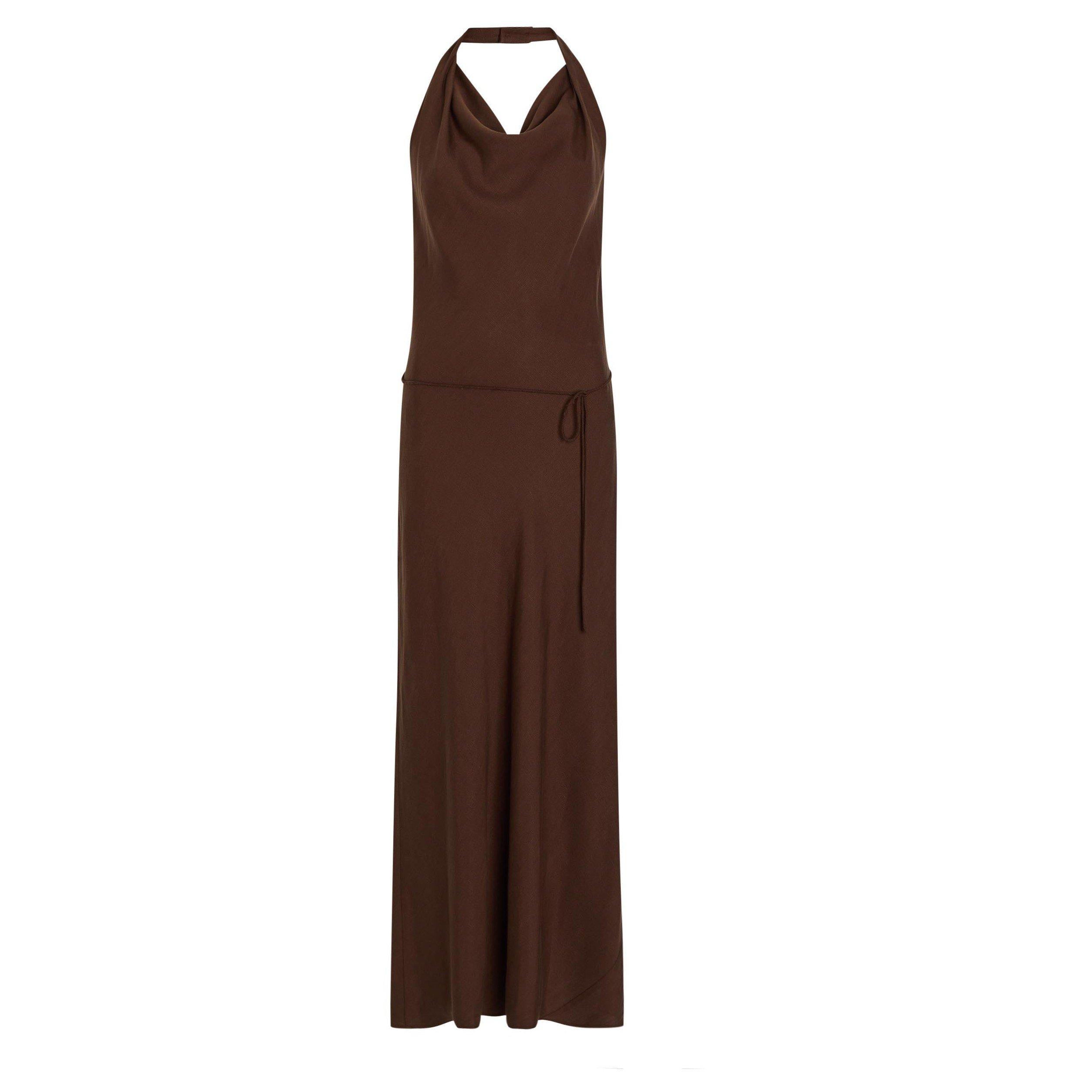 CHOCOLATE - Faithfull The Brand - IZARO MAXI DRESS