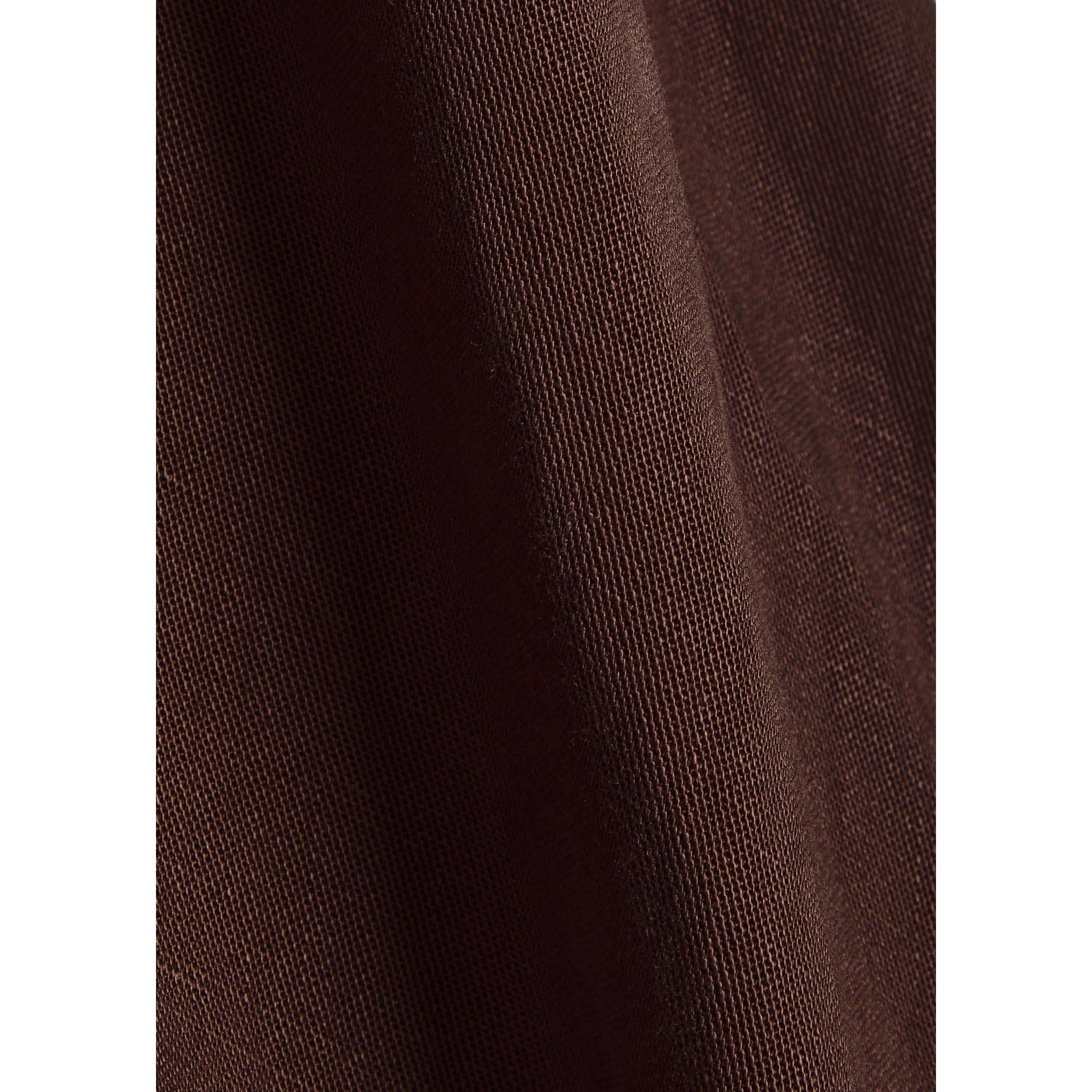 CHOCOLATE - Faithfull The Brand - Women's Izaro Tencel Linen Maxi Dress - 4