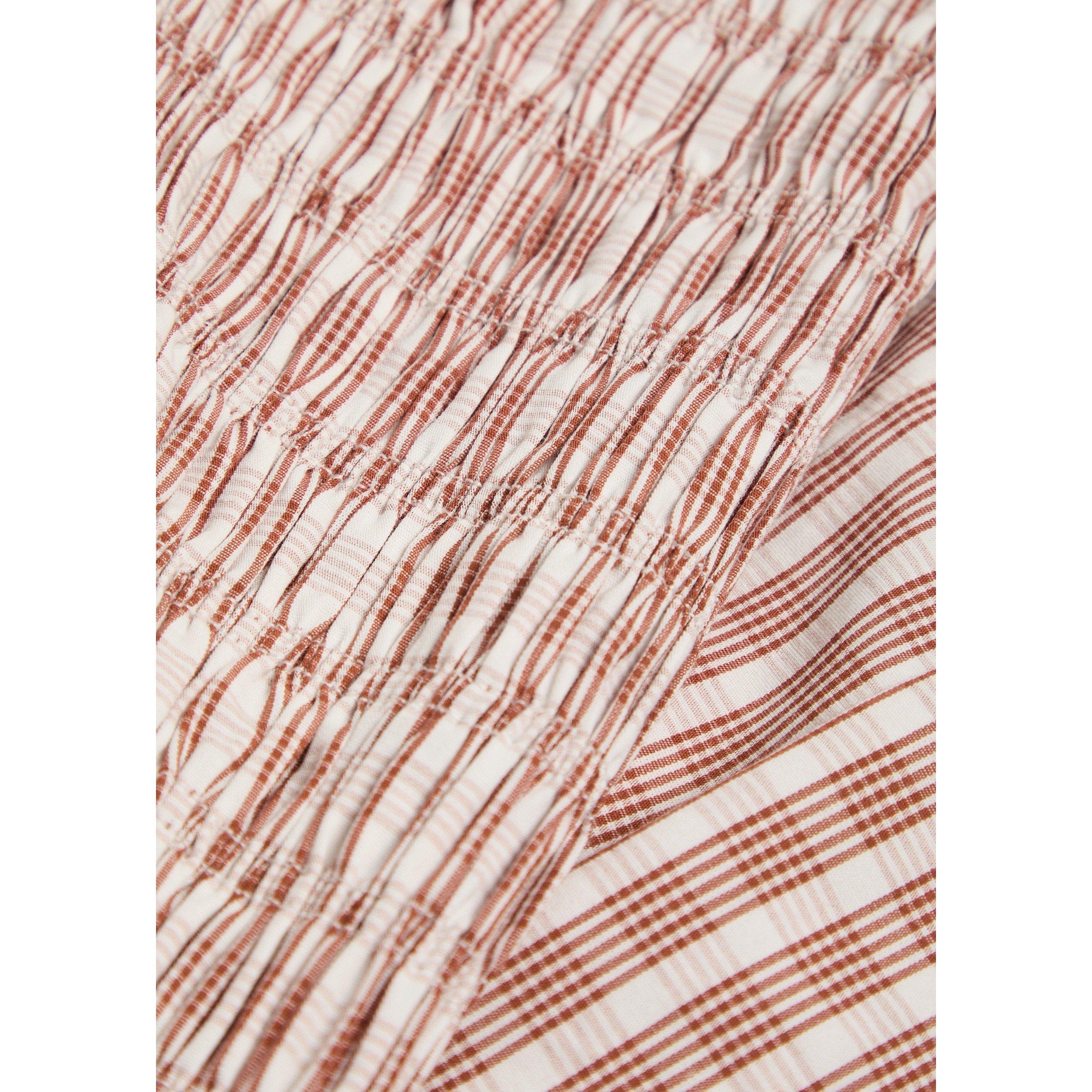 RED AND WHITE - Faithfull The Brand - Women's Laia Cotton Gingham Maxi Dress - 4