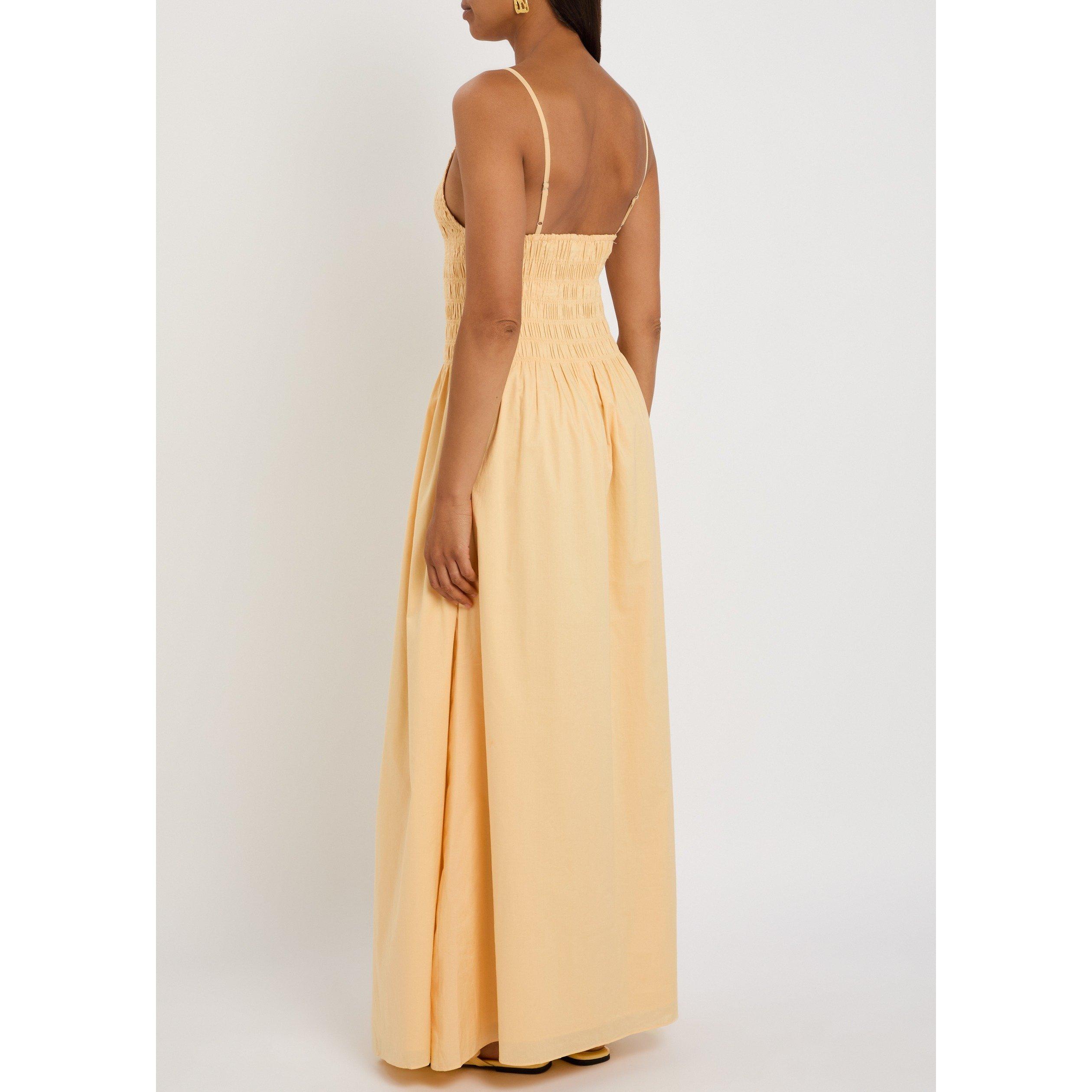 YELLOW - Faithfull The Brand - Women's Laia Cotton Maxi Dress - 3
