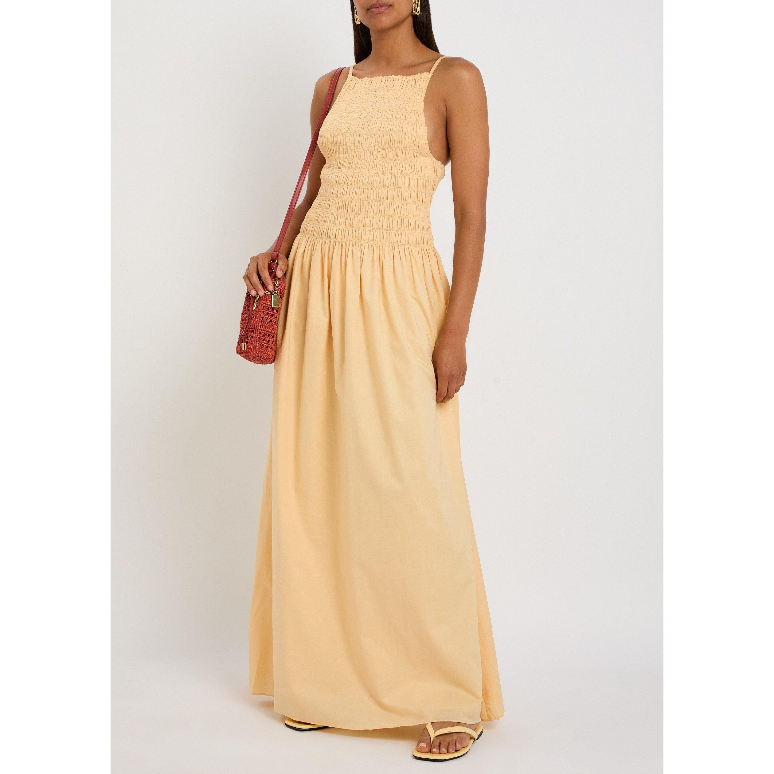 YELLOW - Faithfull The Brand - Women's Laia Cotton Maxi Dress - 5