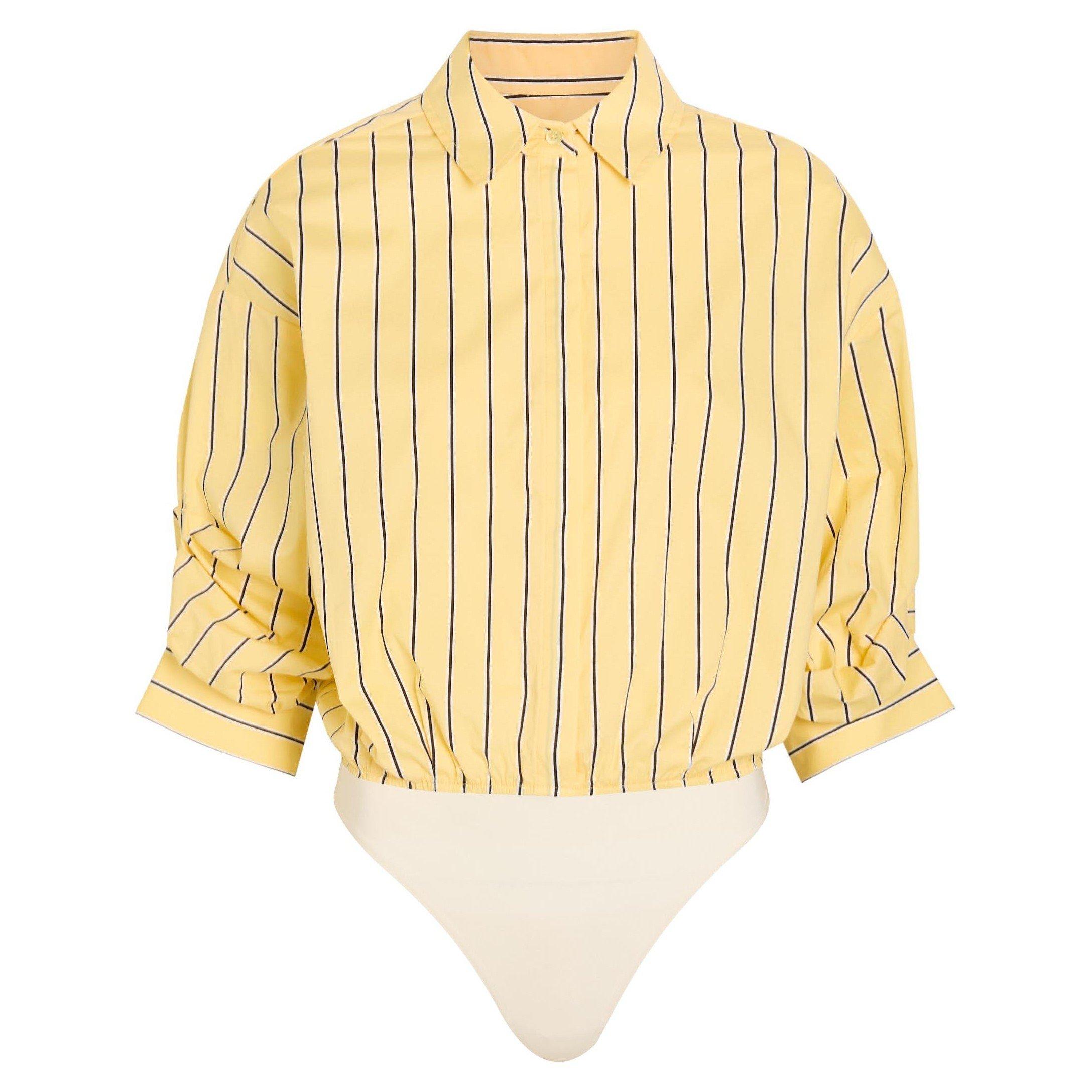 YELLOW AND OTHE - Missoni - Women's Traverse Striped Cotton Bodysuit - 1