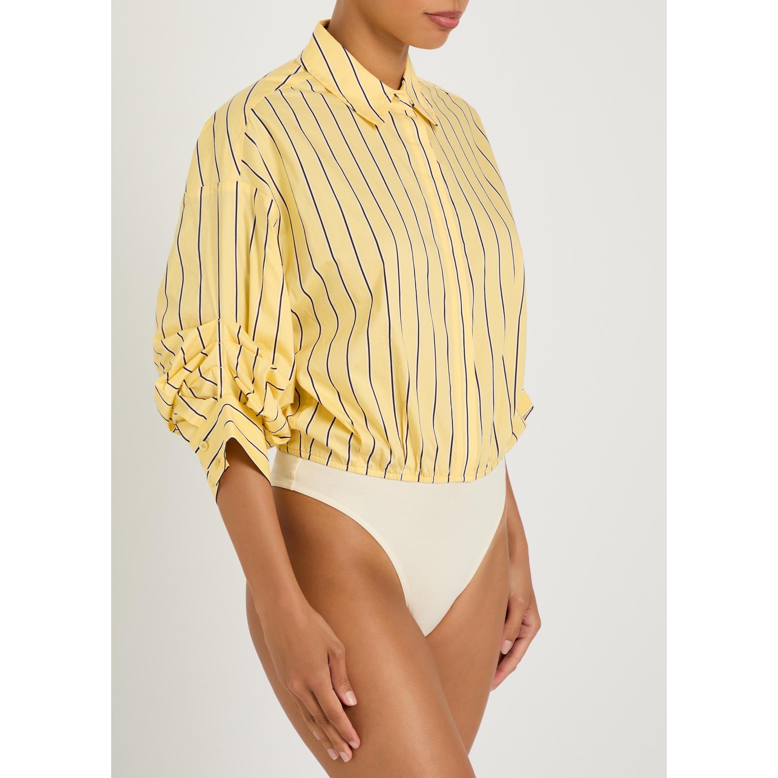 YELLOW AND OTHE - Missoni - Women's Traverse Striped Cotton Bodysuit - 2