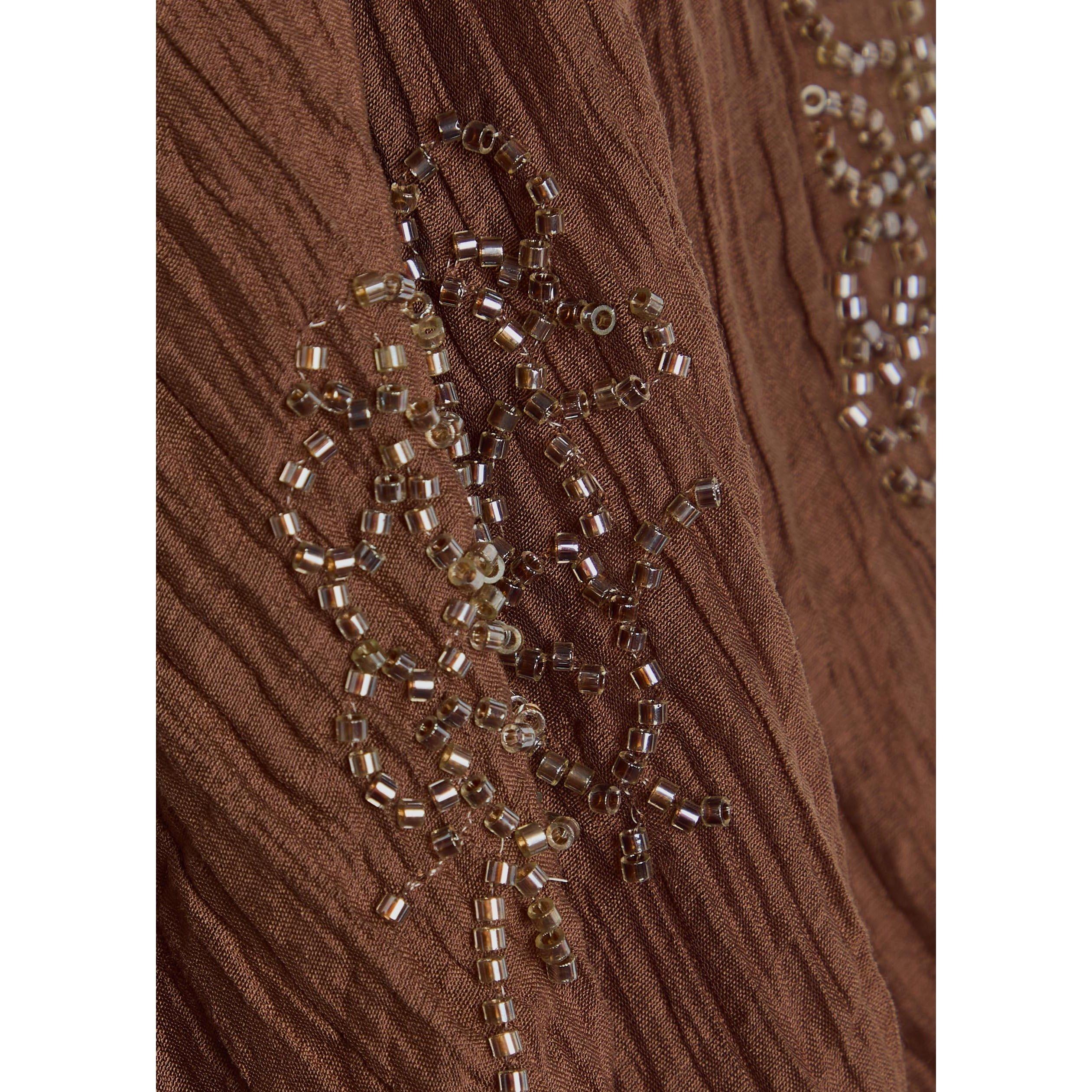 BROWN - Staud - Women's Valencia Modal Maxi Dress - 4