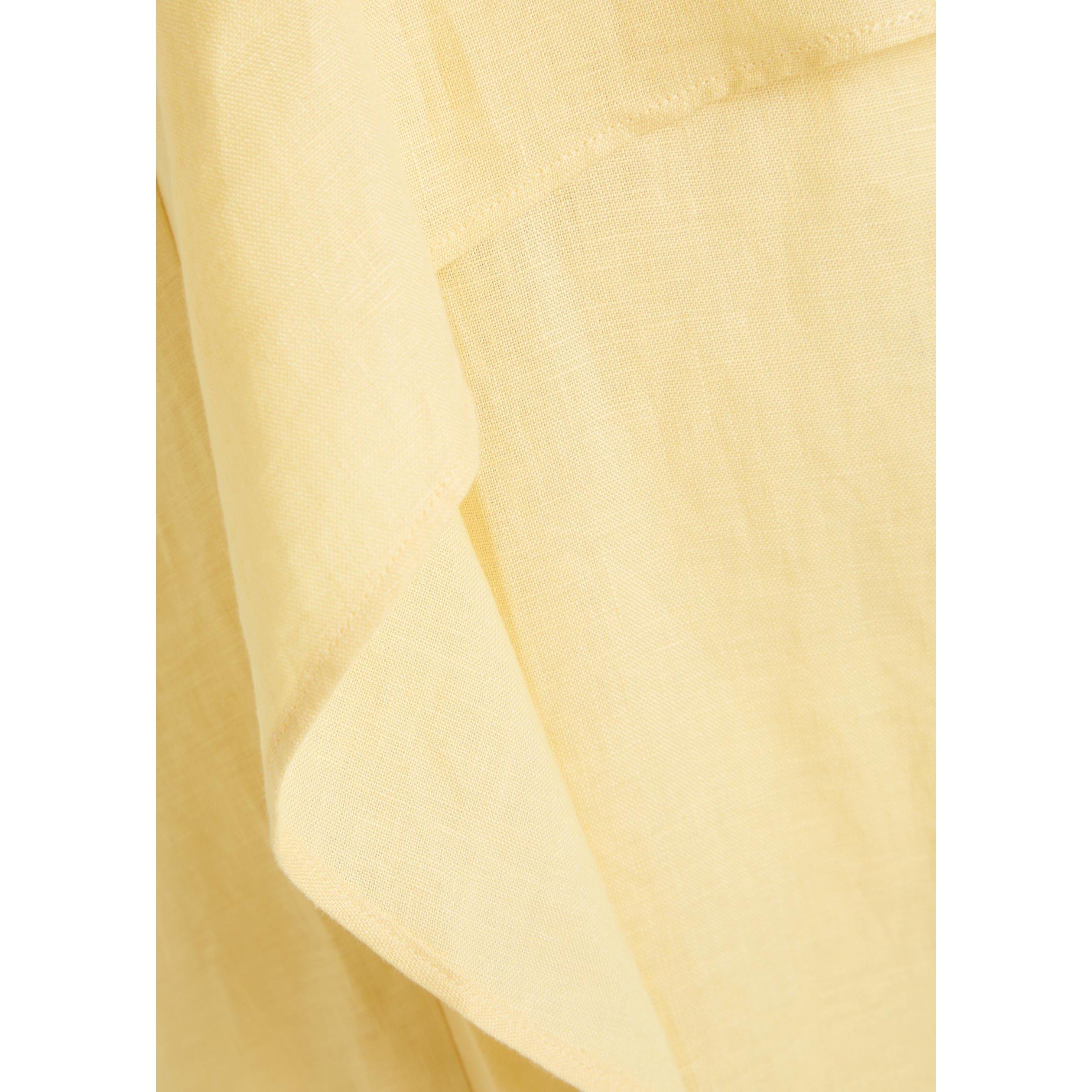 YELLOW - Staud - Women's Valencia Linen Maxi Dress - 4