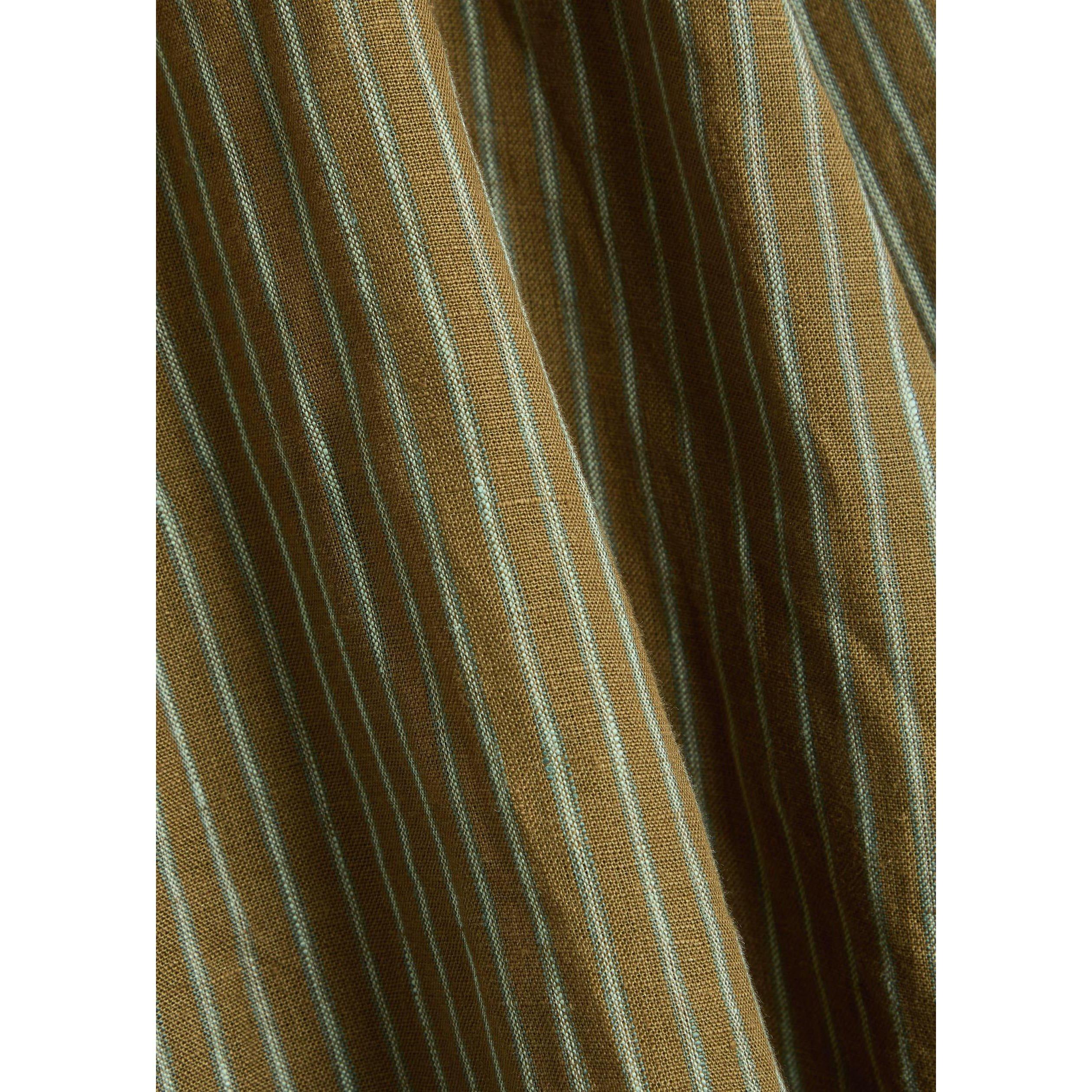 GREEN AND OTHER - Staud - Women's Ayla Striped Linen Maxi Dress - 4