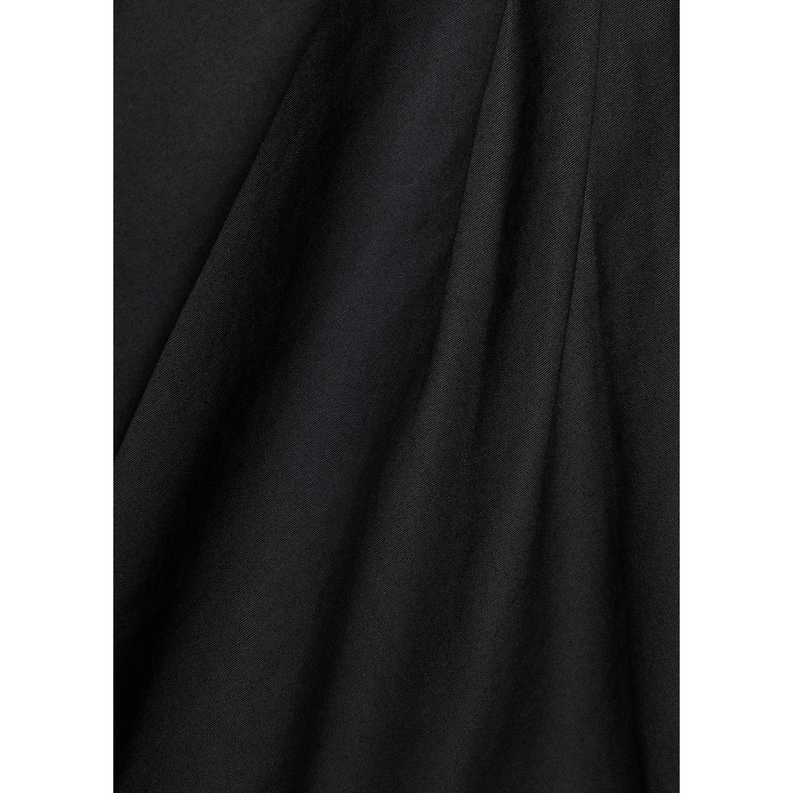 BLACK - Staud - Women's Bellaria Cotton a Line Dress - 4