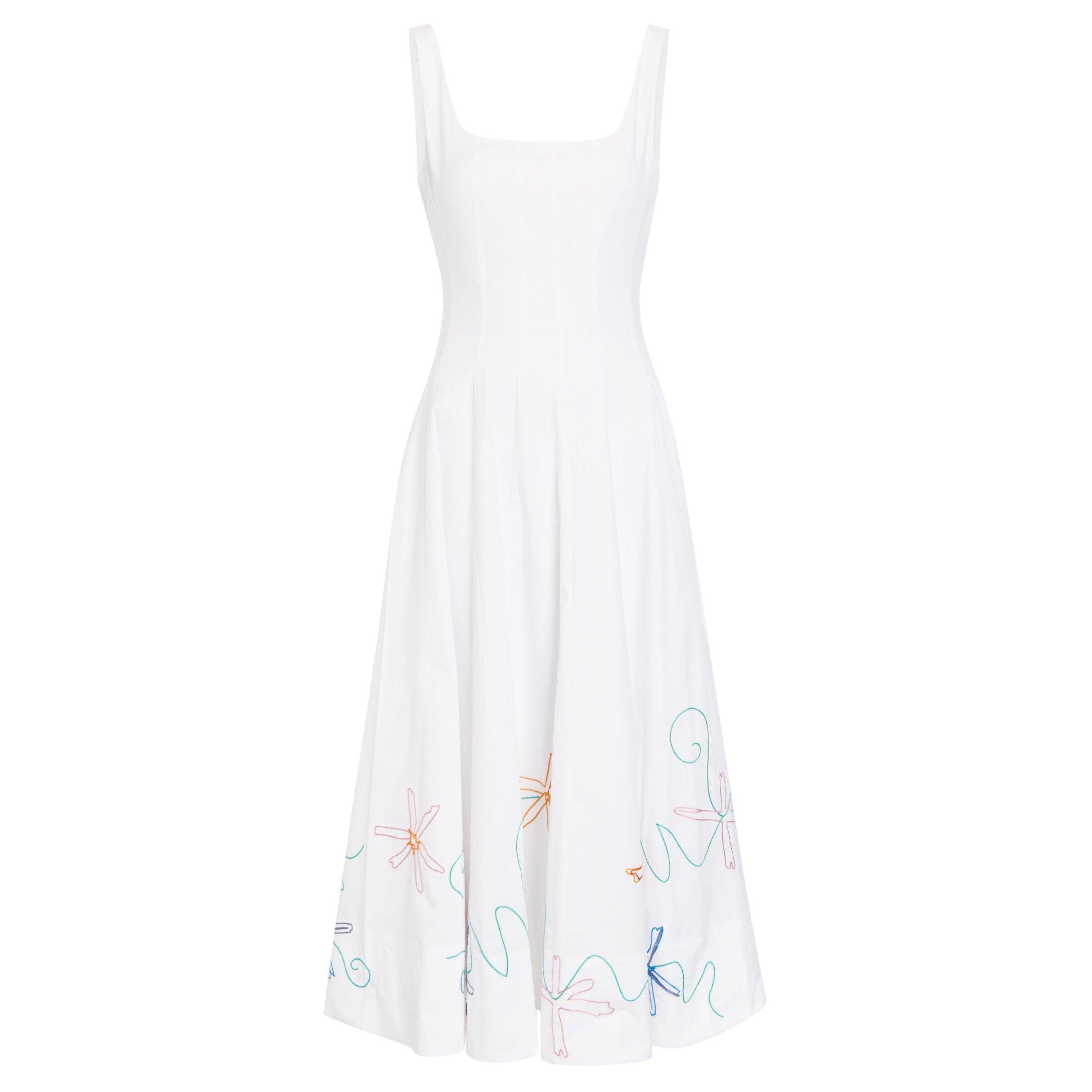 WHITE AND OTHER - Staud - LD WELLS DRESS
