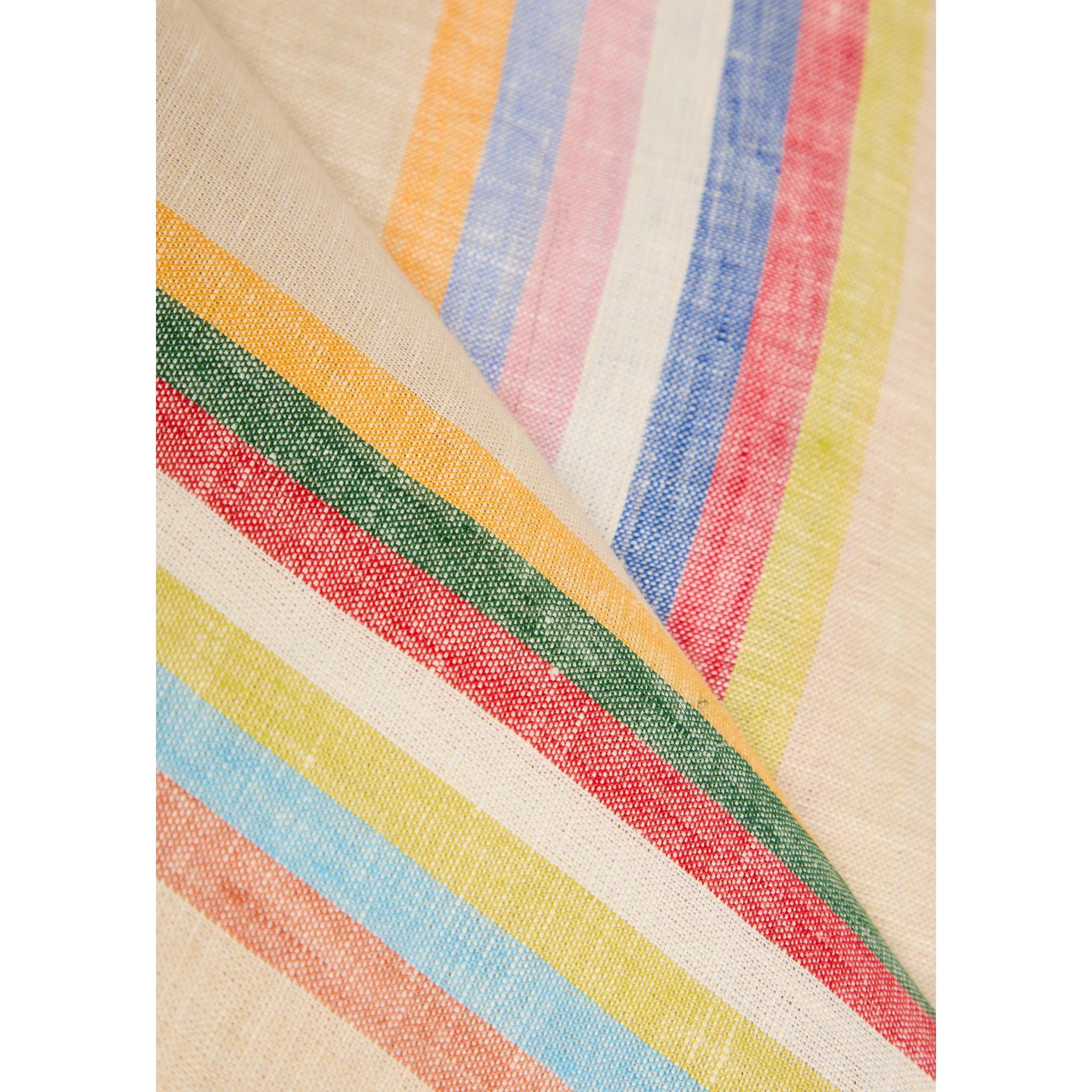 MULTICOLOURED - Staud - Women's Laura Striped Linen Mini Dress - 4