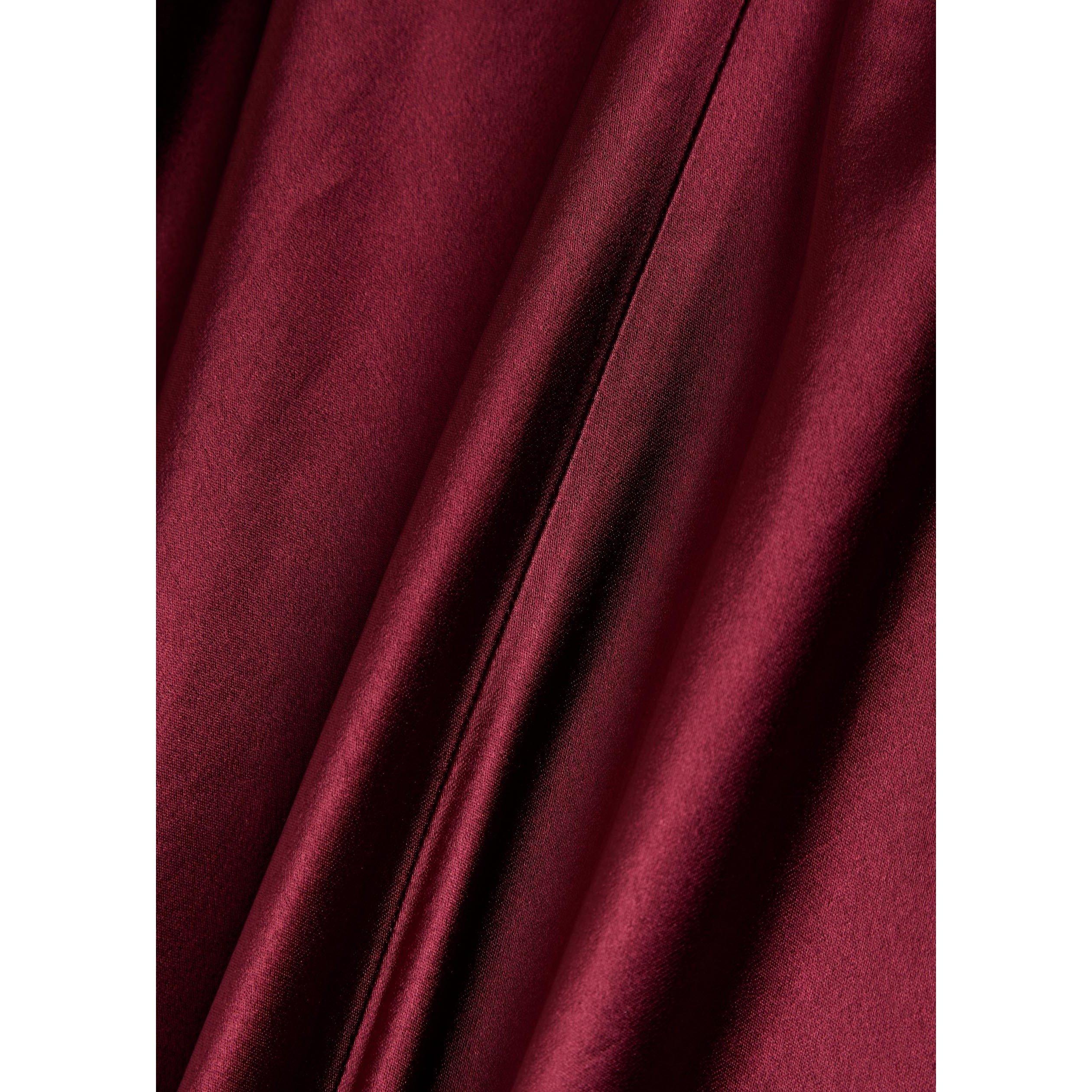 RED - Staud - Women's Cadence Satin Maxi Dress - 4