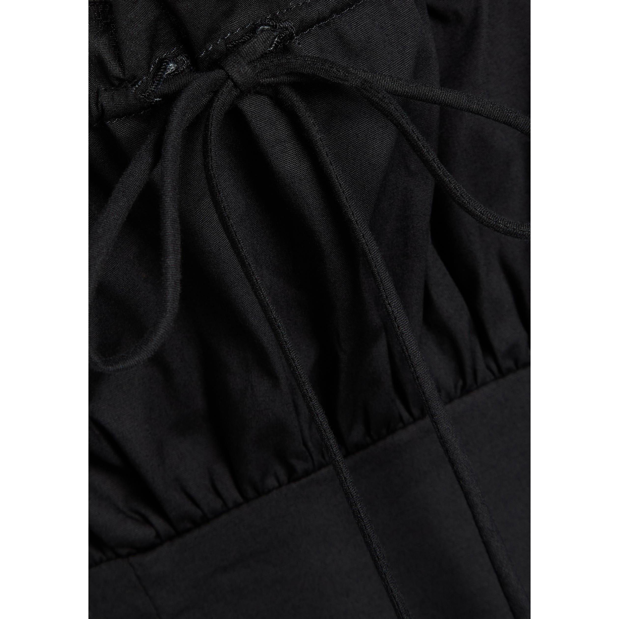 BLACK - Staud - Women's Margi Cotton Maxi Dress - 4