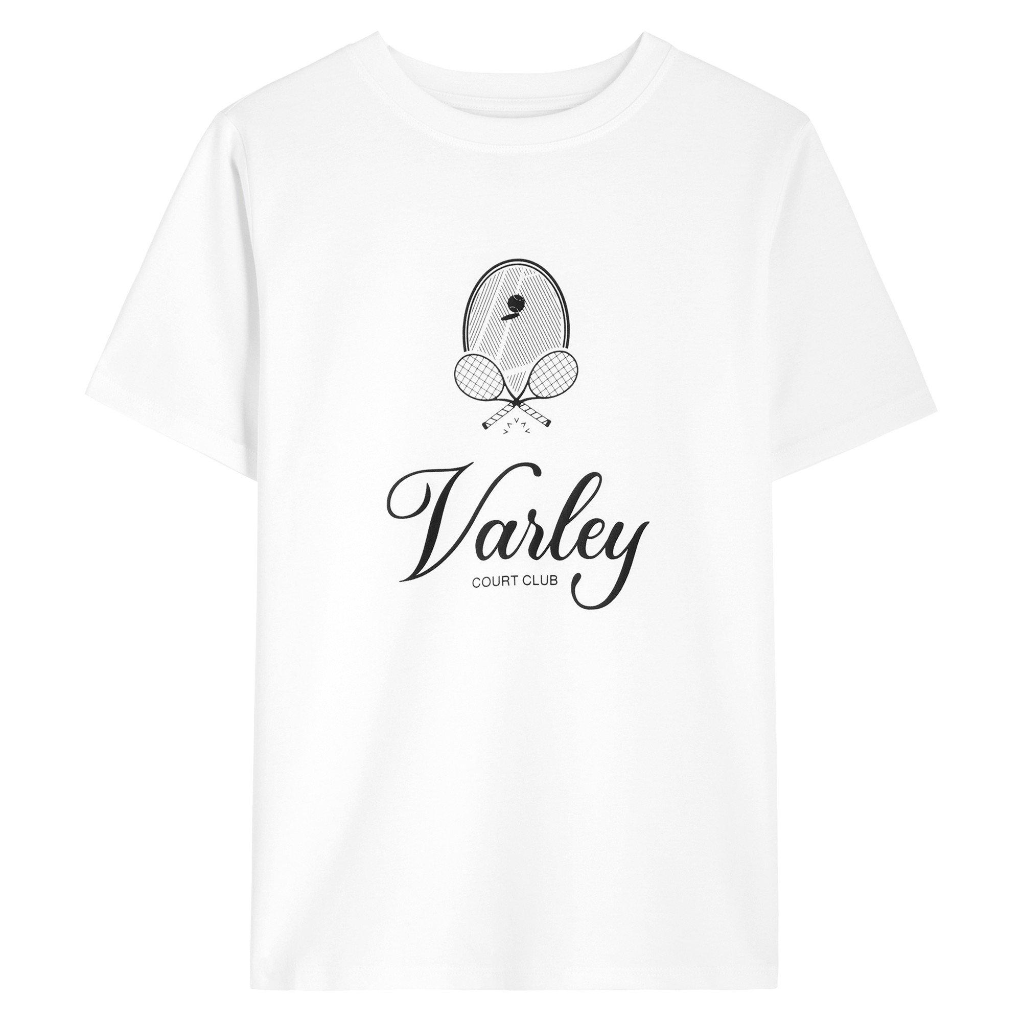 WHITE - Varley - COVENTRY BRANDED TEE
