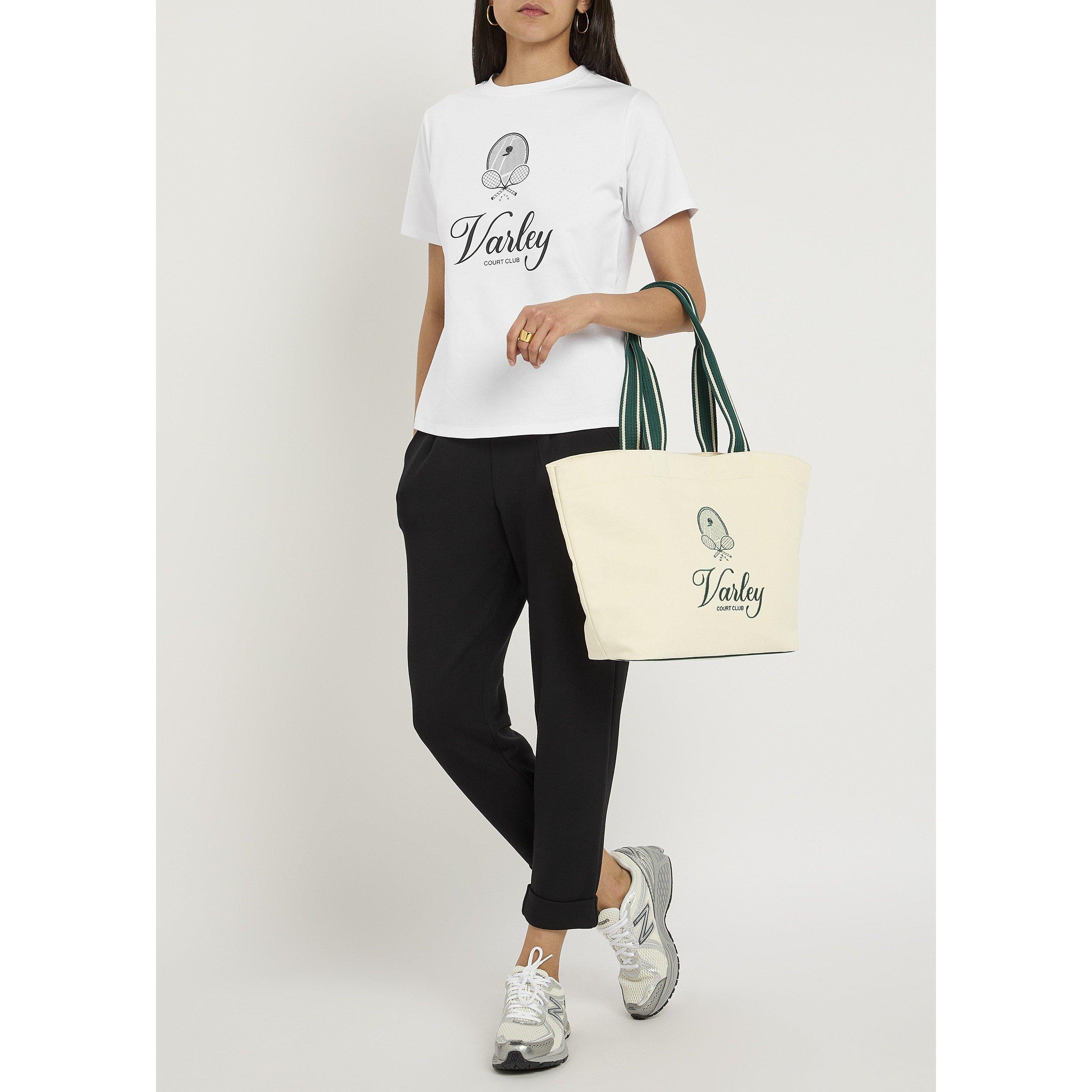 WHITE - Varley - Women's Coventry Cotton Short-Sleeve T-Shirt - 5