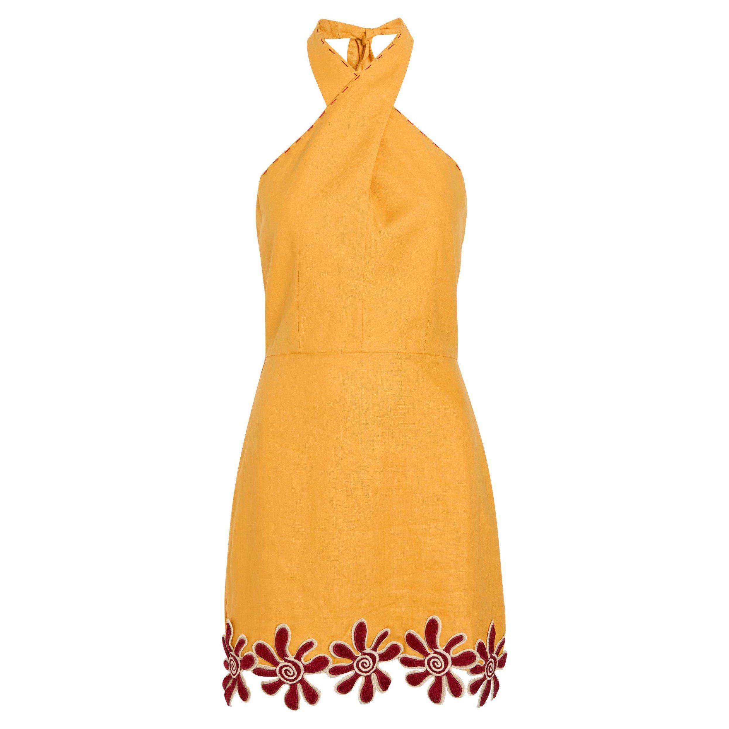 ORANGE AND OTHE - Cala de la Cruz - LD VENETA HLTRNK DRESS