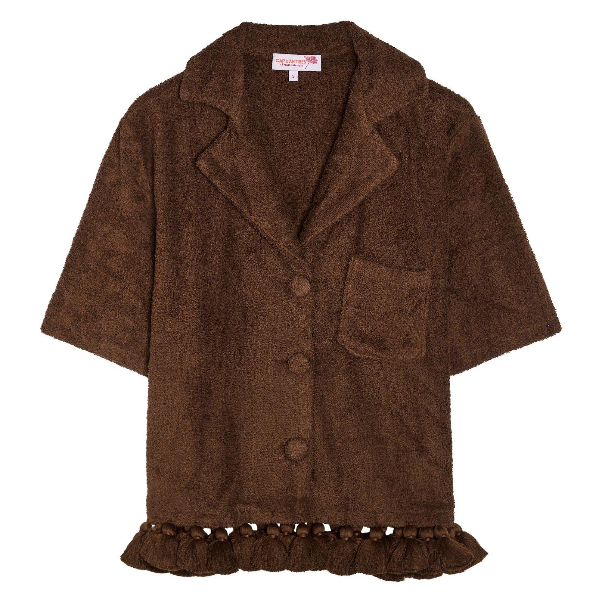 BROWN - Unknown - S CHEMISE ANTONIA SHIRT - 1