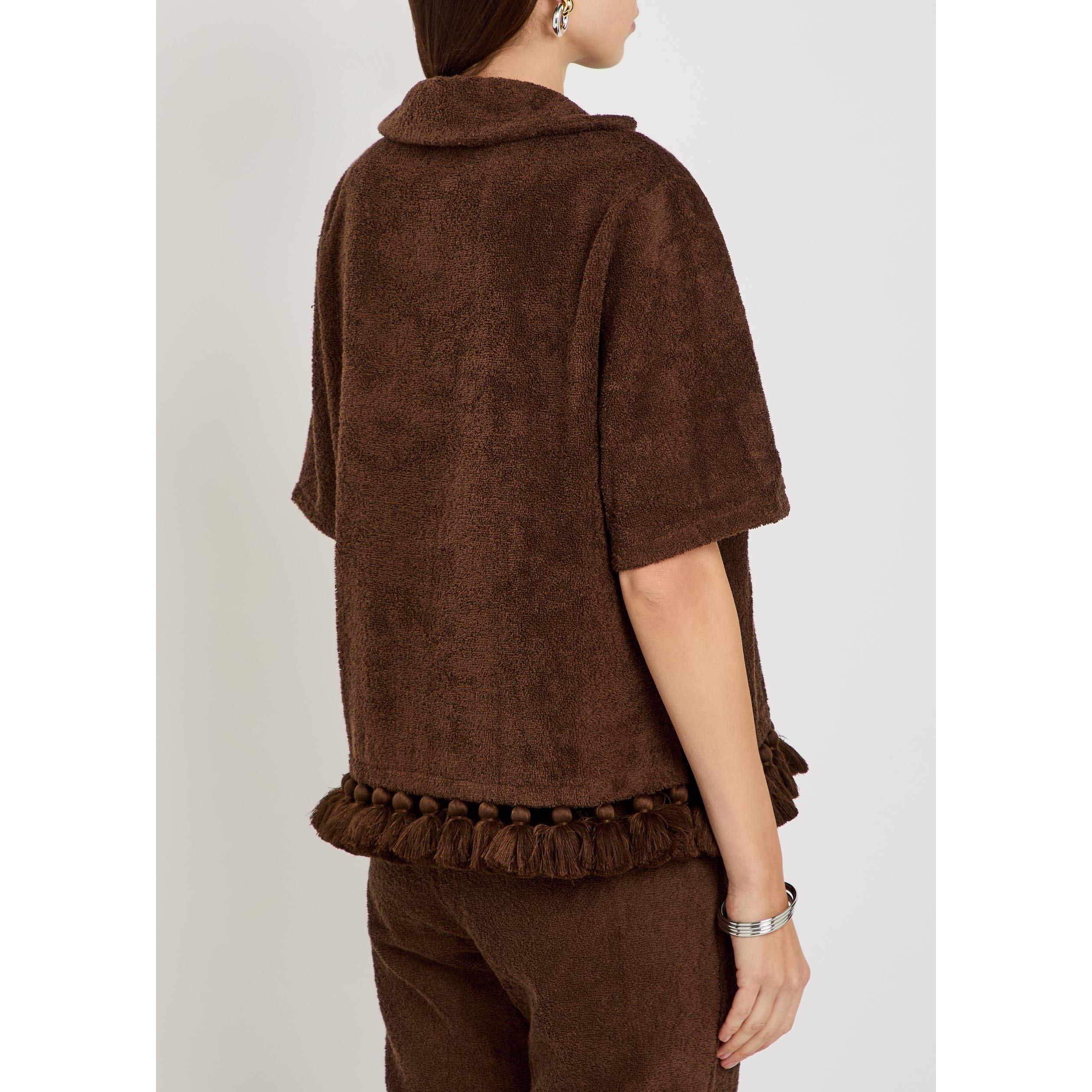 BROWN - Unknown - S CHEMISE ANTONIA SHIRT - 3