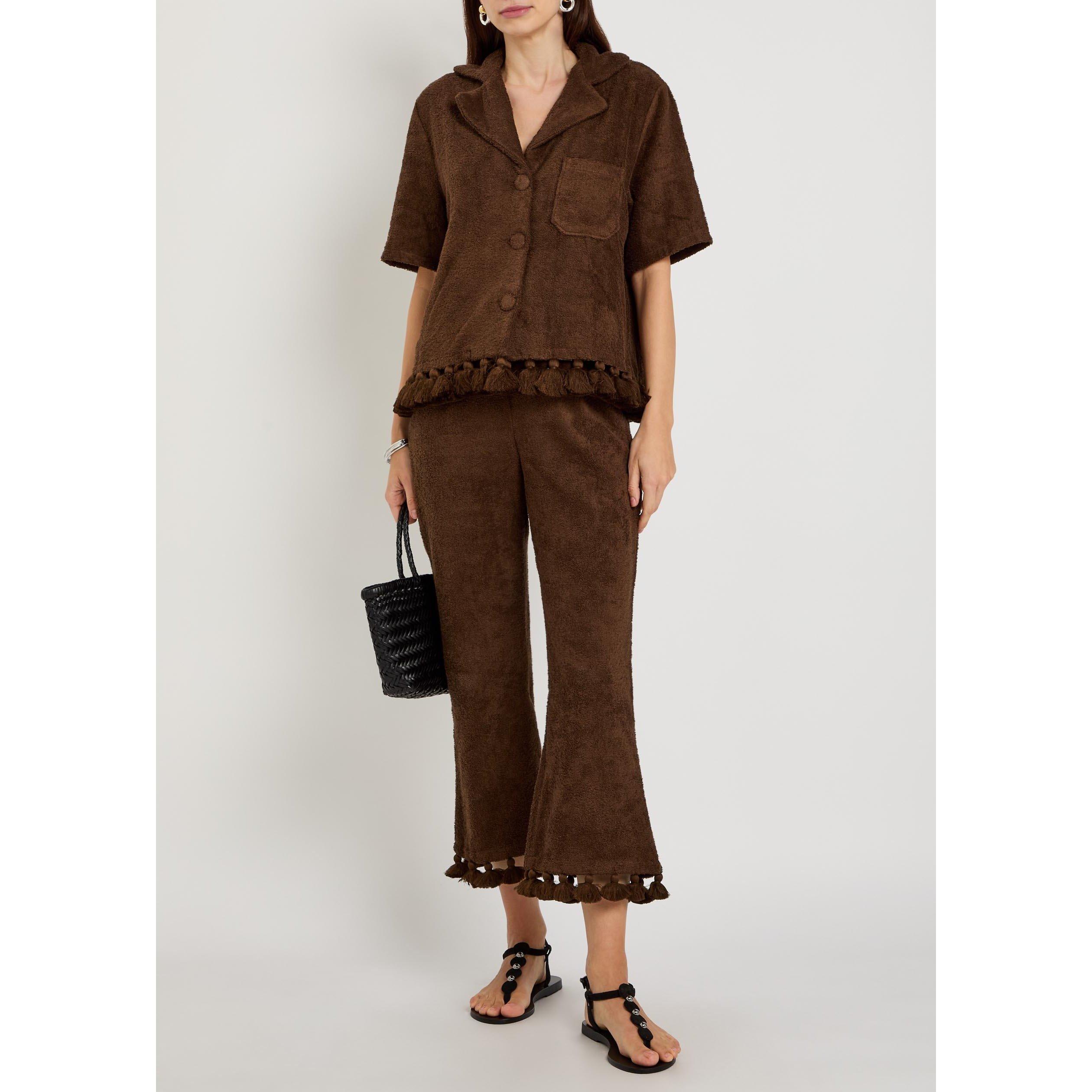 BROWN - Unknown - S CHEMISE ANTONIA SHIRT - 5