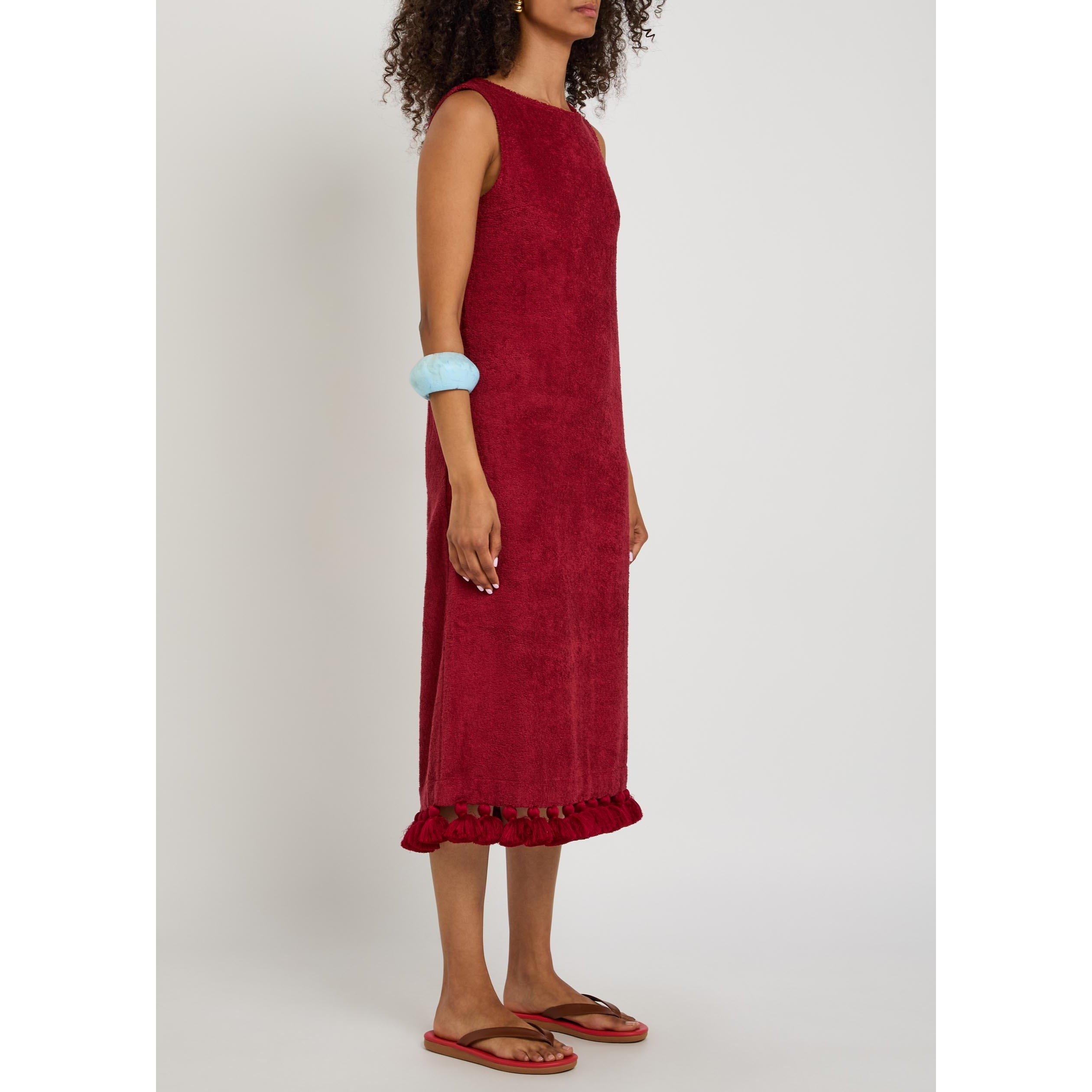BURGUNDY - Unknown - SD ROBE LONGUE AURELIA MIDI DR - 2