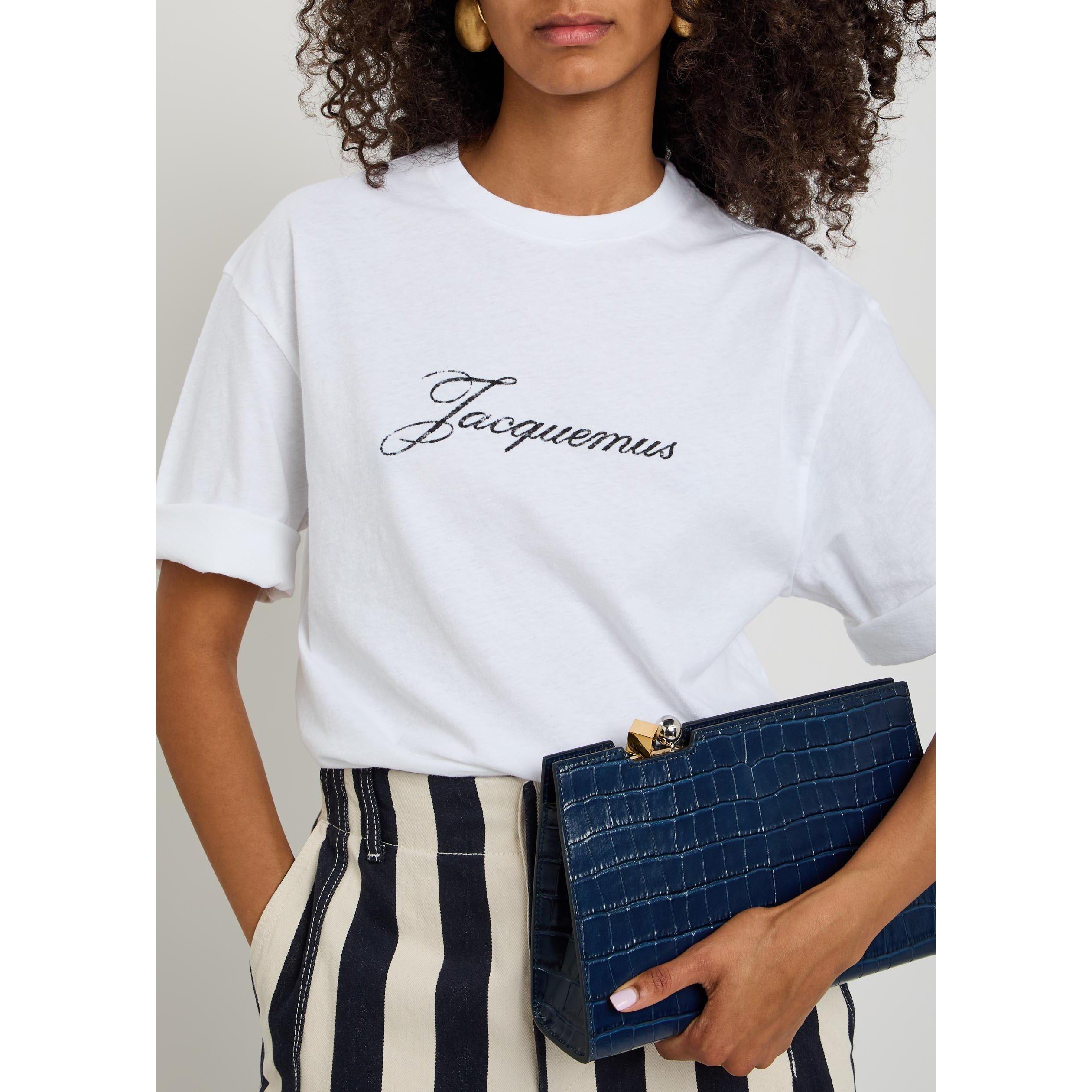 WHITE - Jacquemus - Women's Cotton Short-Sleeve T-Shirt - 4