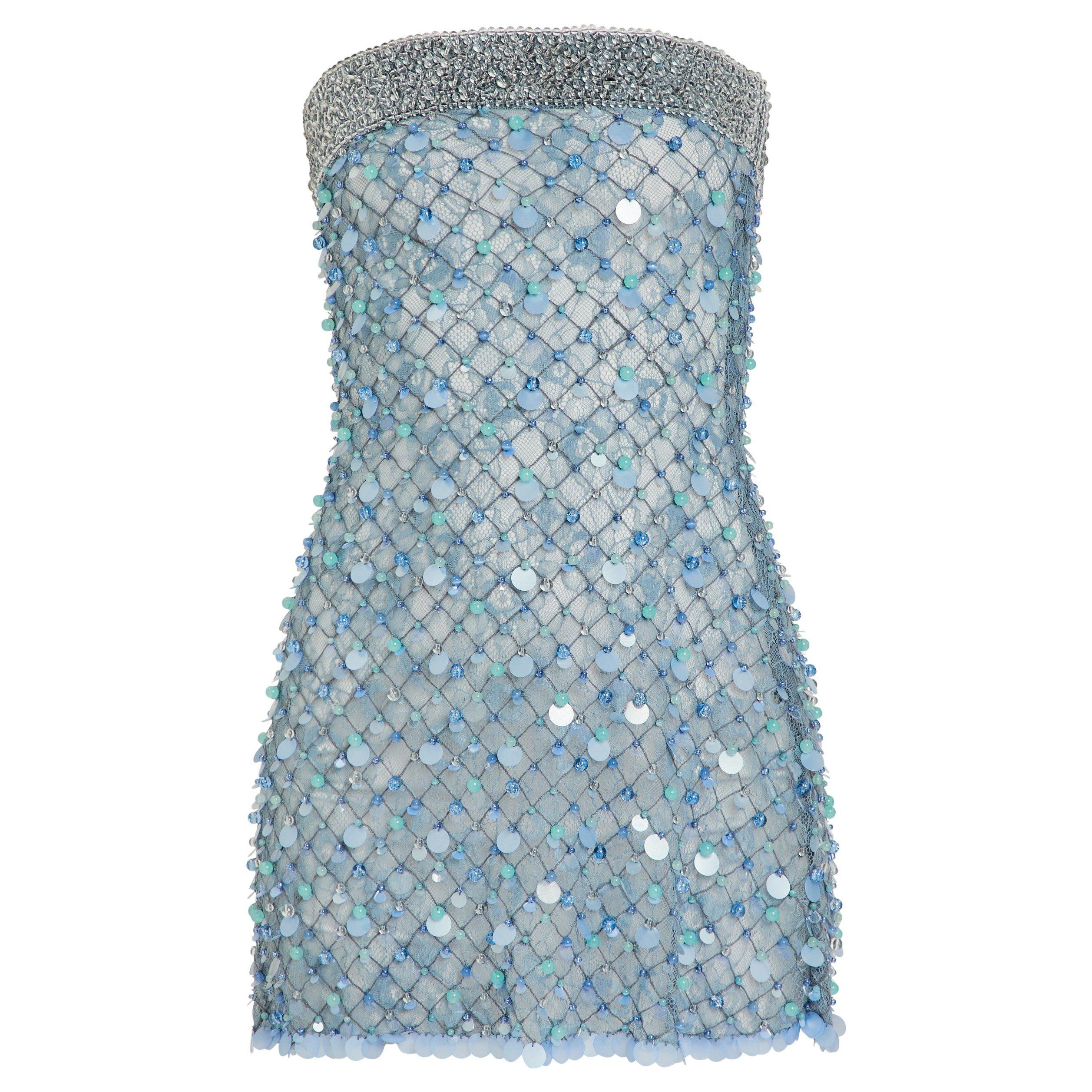 BLUE - Roberta Einer - SD FISHNET MINI BANDEAU - 1