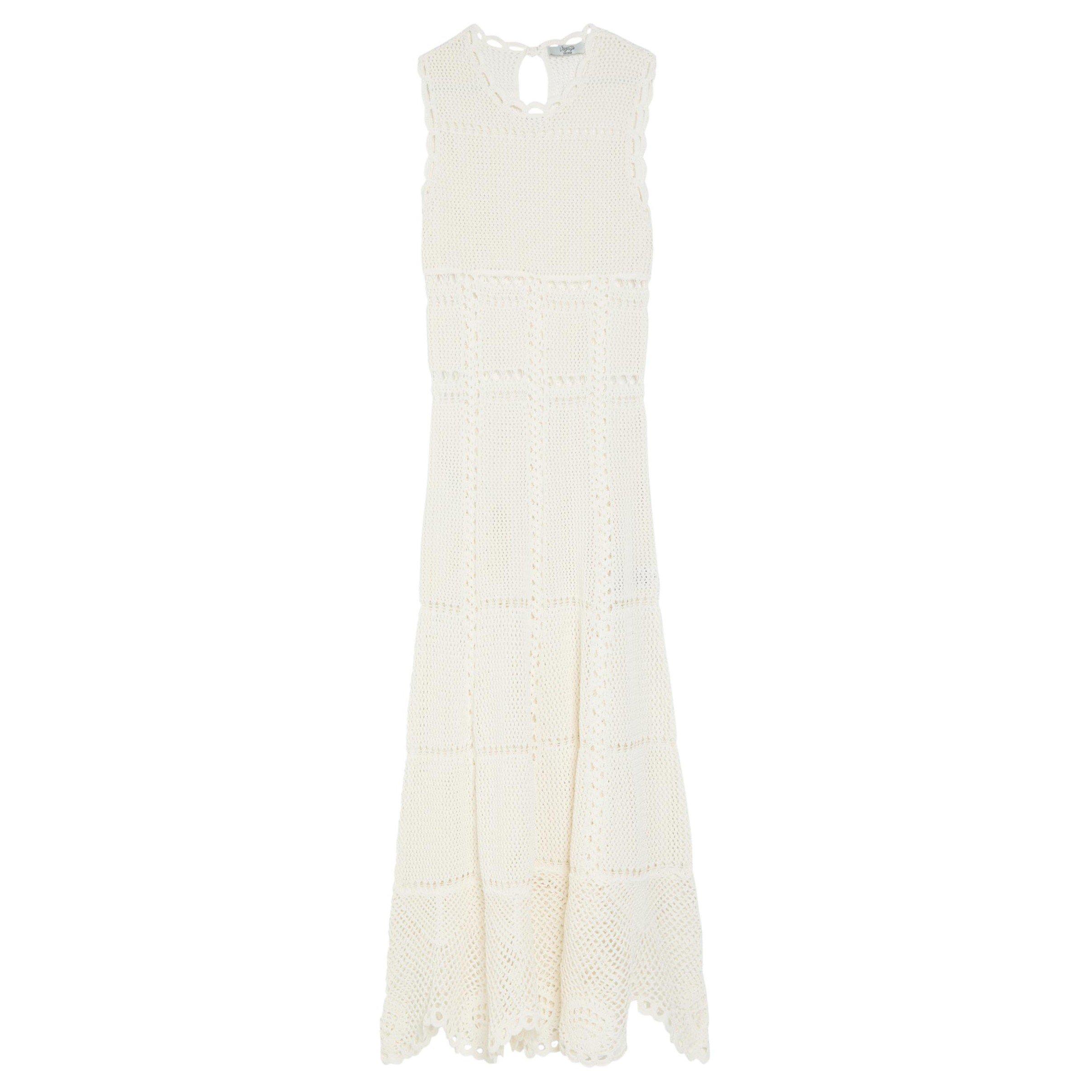 IVORY - Erdem - COTTON CROCHET FIT AND FLARED
