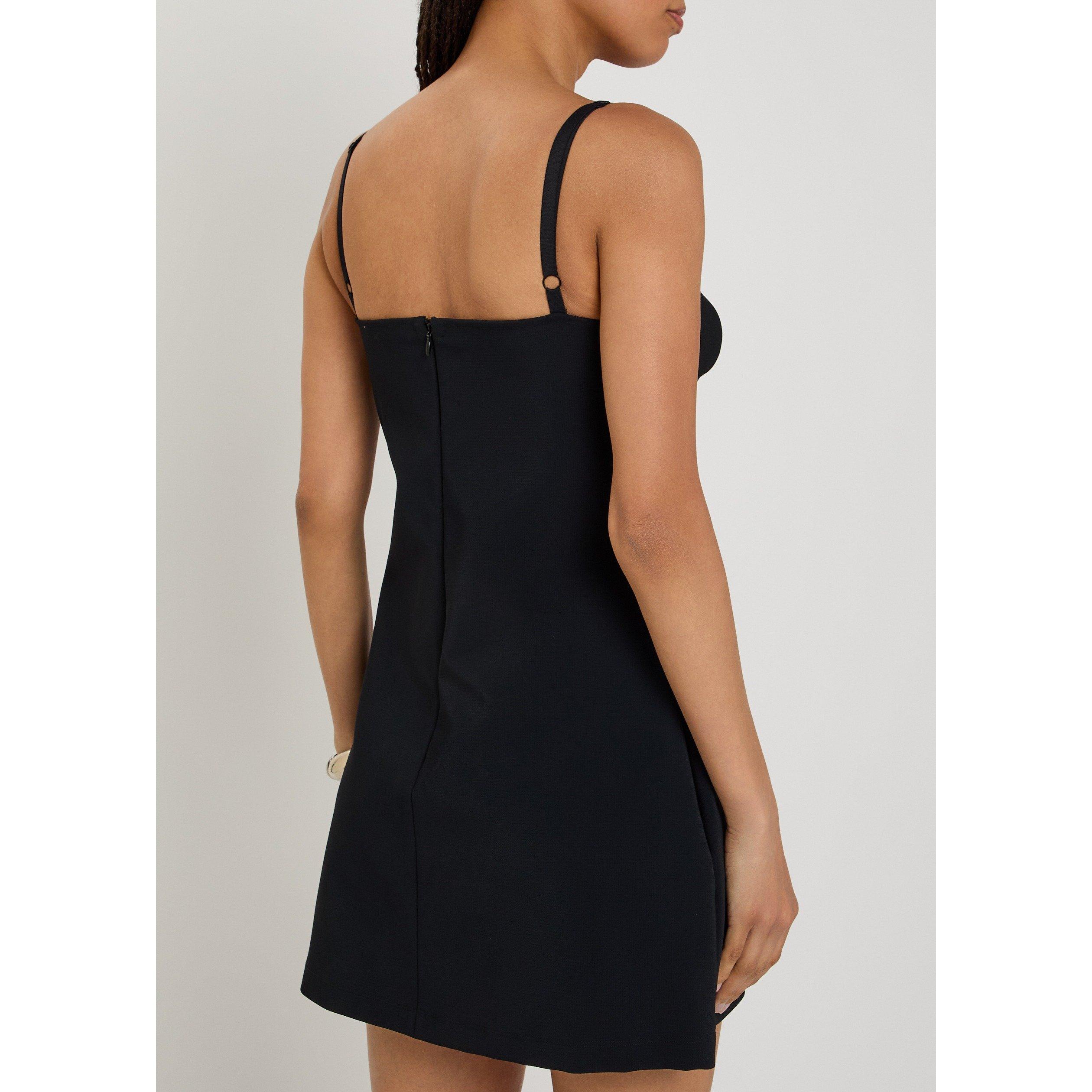 BLACK - Nensi Dojaka - PADDED BRA COLUMN MINI DRESS - 3