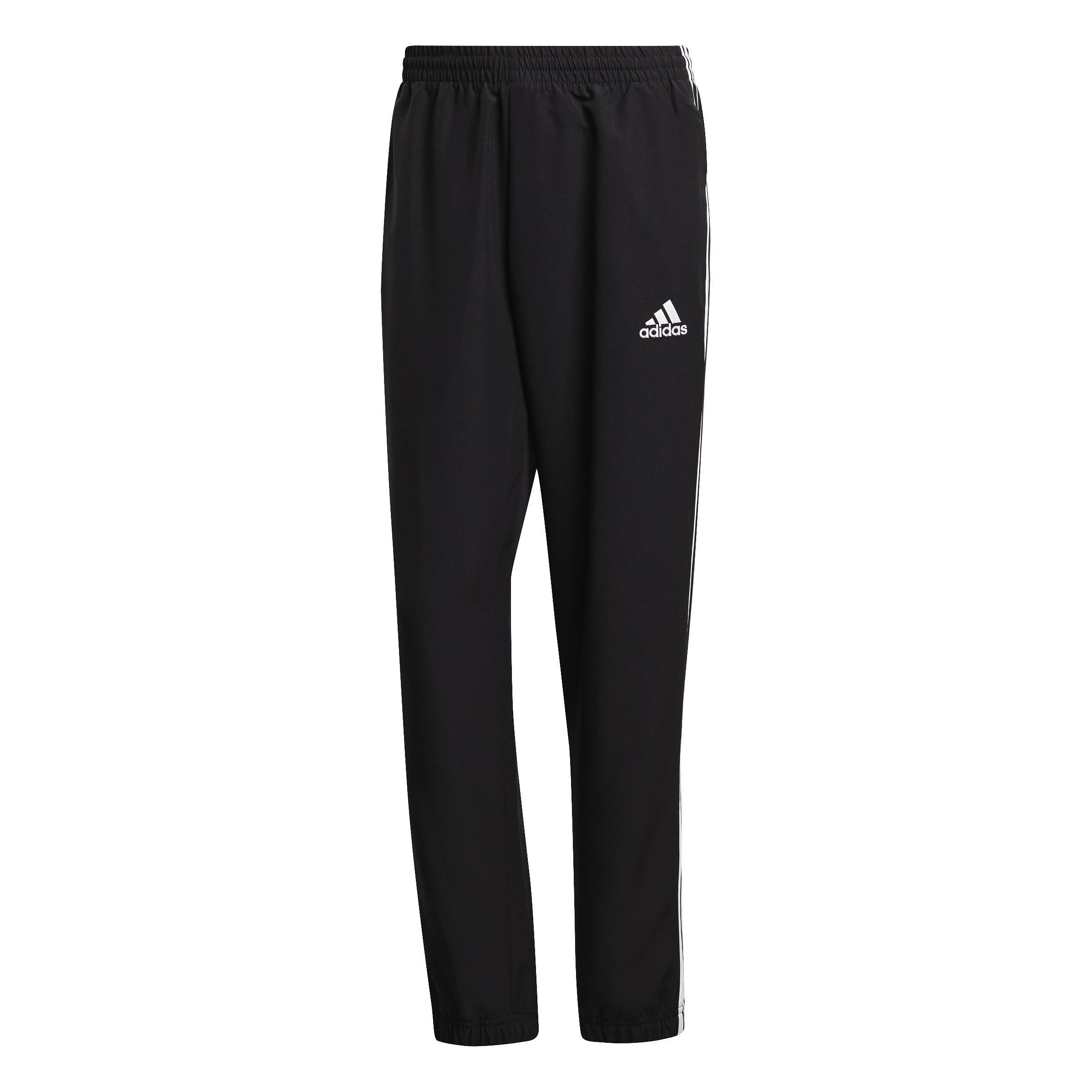 Zwart/Wit - adidas - Essentials Stripes Tracksuit Set Mens - 3