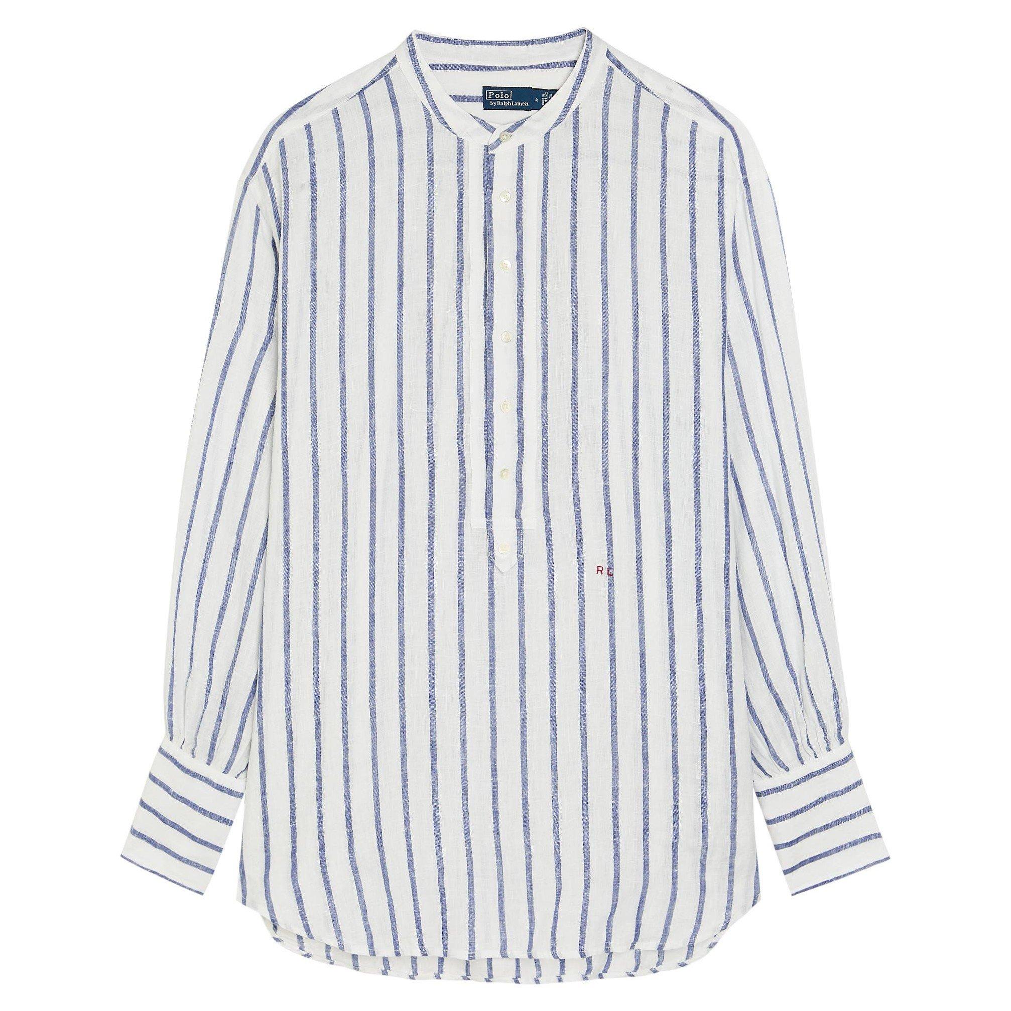 WHITE AND OTHER - Polo Ralph Lauren - S WOVEN STRIPE SHIRT