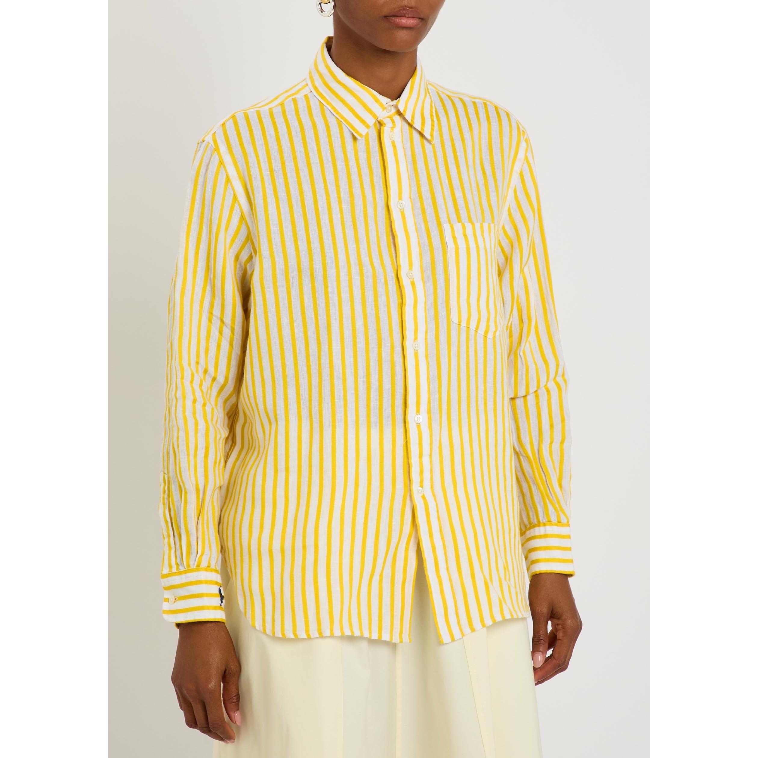 YELLOW - Polo Ralph Lauren - S WOVEN SPORT STRIPE SHIRT - 2