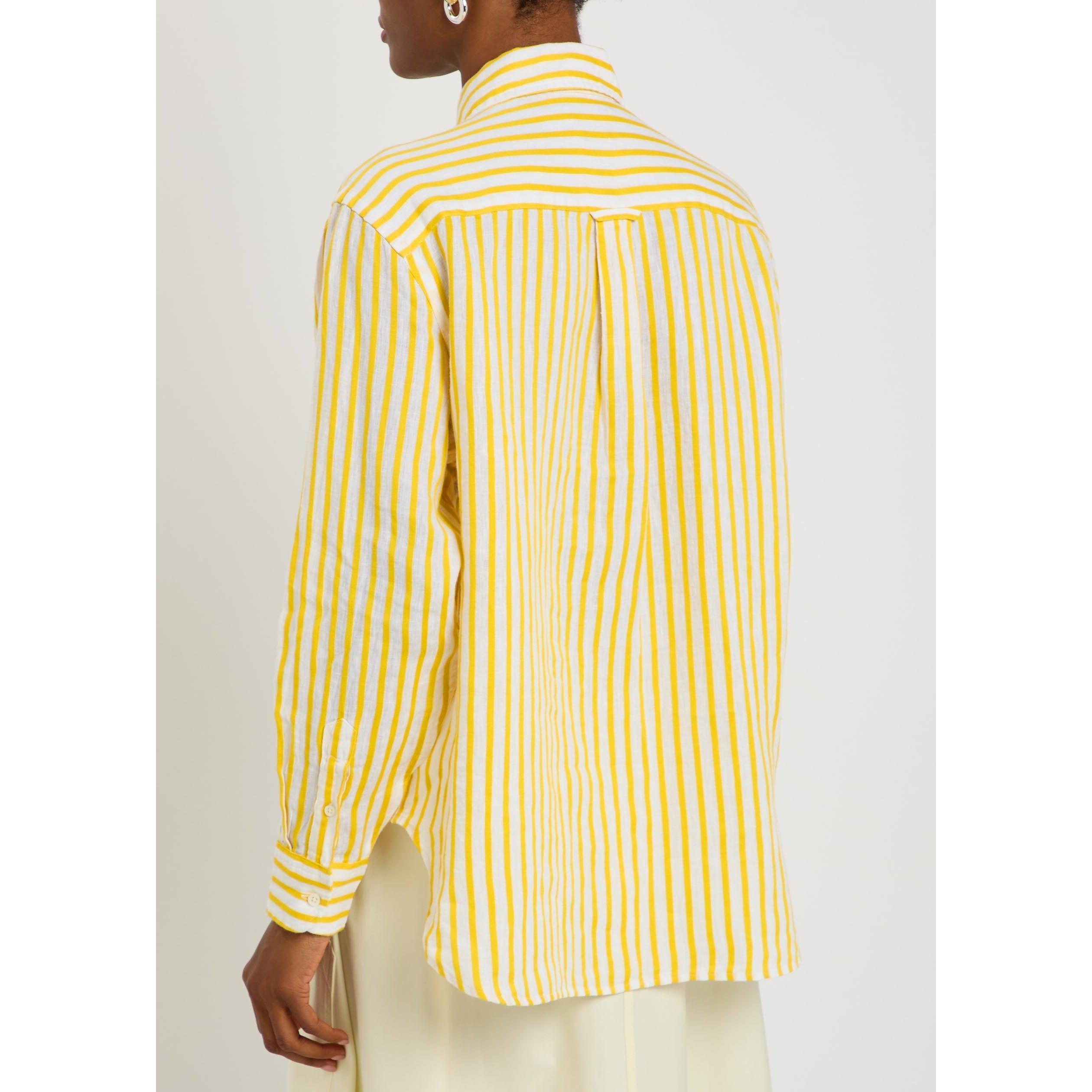 YELLOW - Polo Ralph Lauren - S WOVEN SPORT STRIPE SHIRT - 3