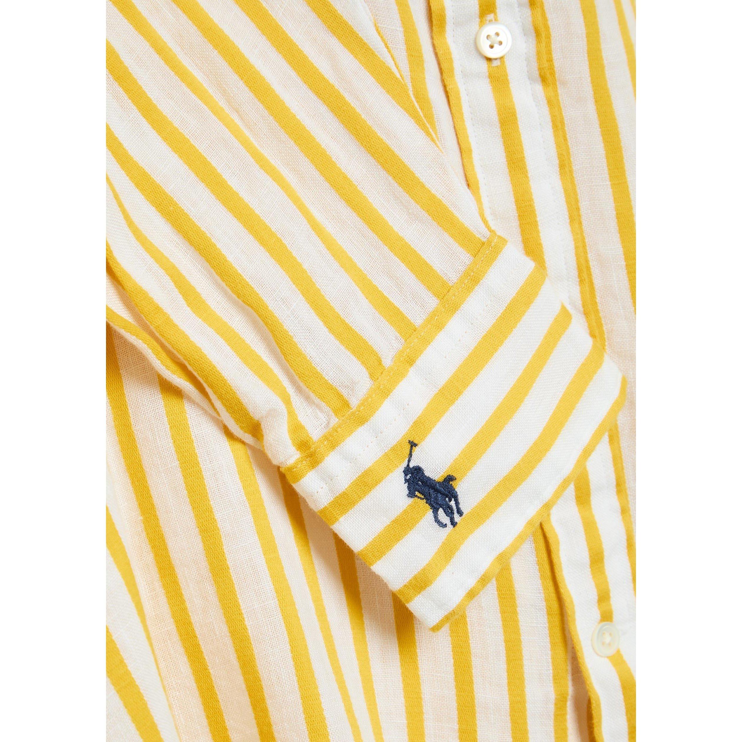 YELLOW - Polo Ralph Lauren - S WOVEN SPORT STRIPE SHIRT - 4