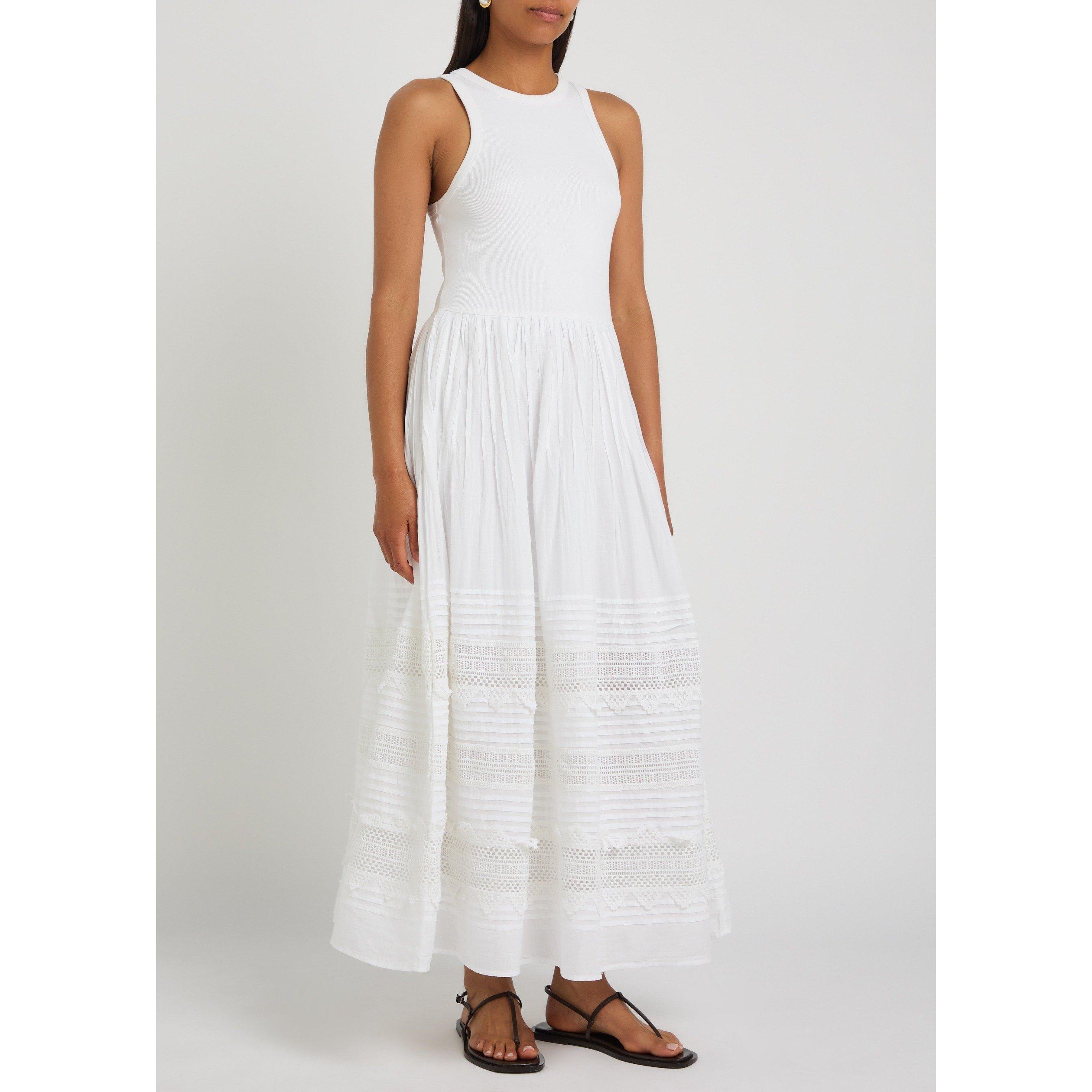 WHITE - Polo Ralph Lauren - LD WOVEN-FIT FLAIRED DRESS - 2