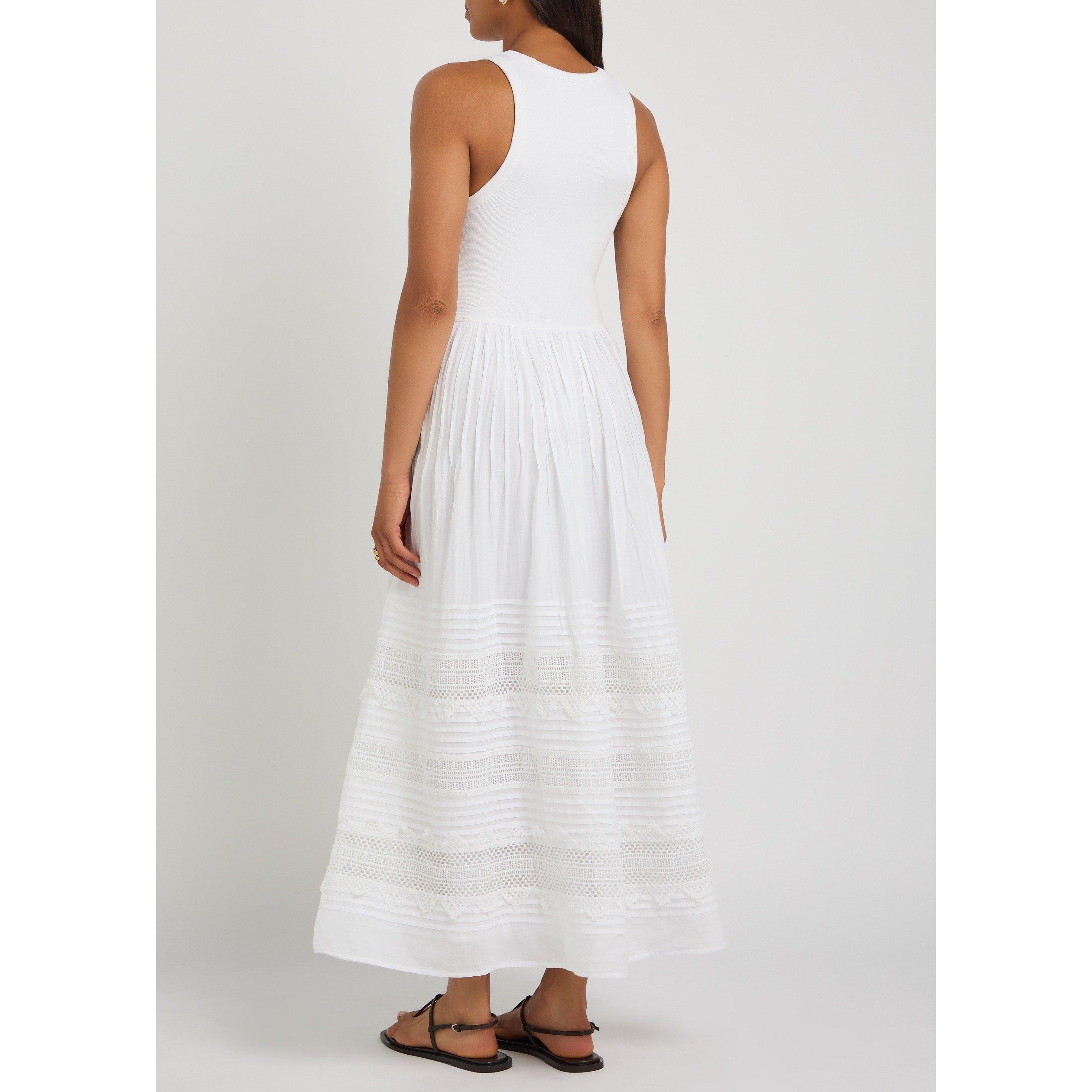 WHITE - Polo Ralph Lauren - LD WOVEN-FIT FLAIRED DRESS - 3