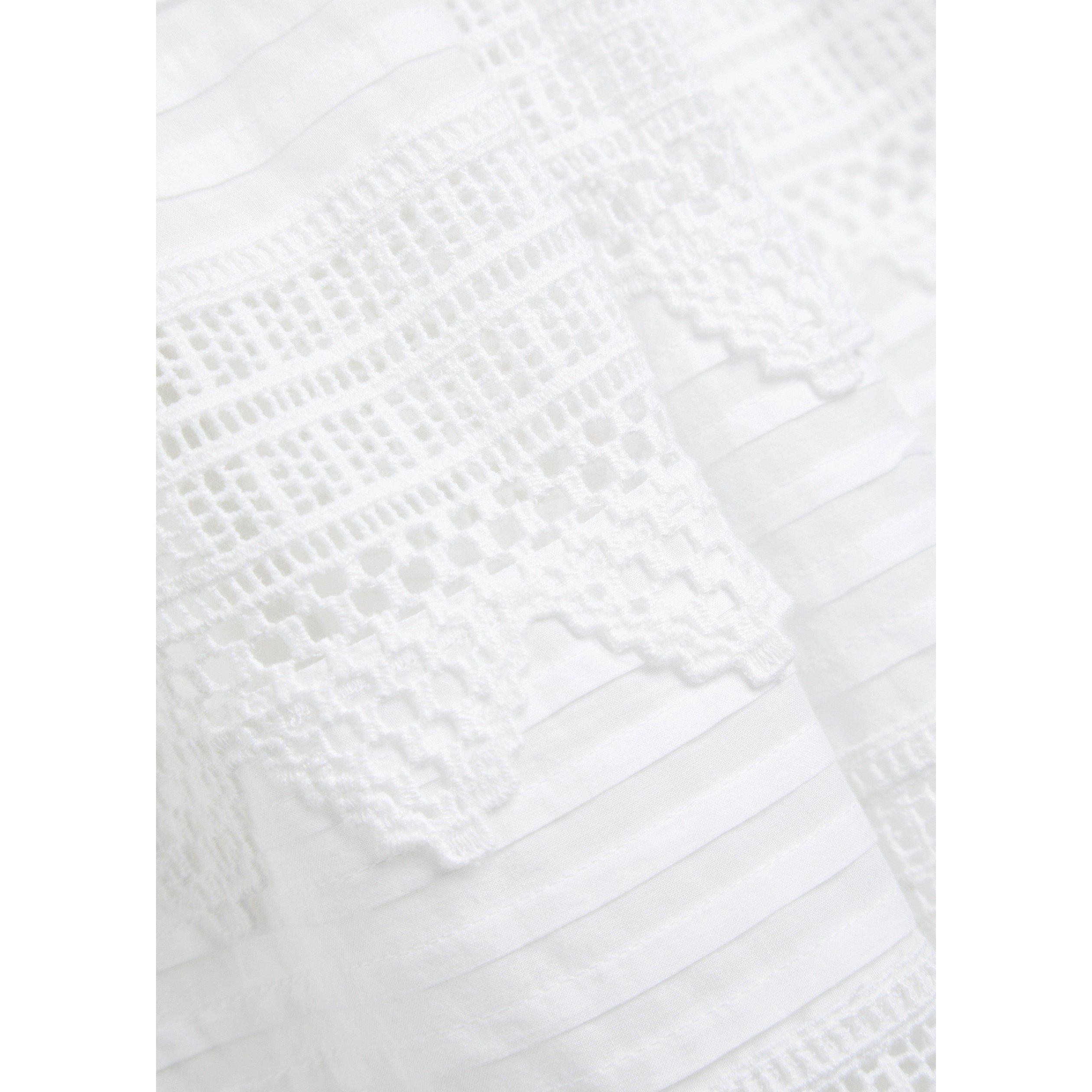 WHITE - Polo Ralph Lauren - LD WOVEN-FIT FLAIRED DRESS - 4