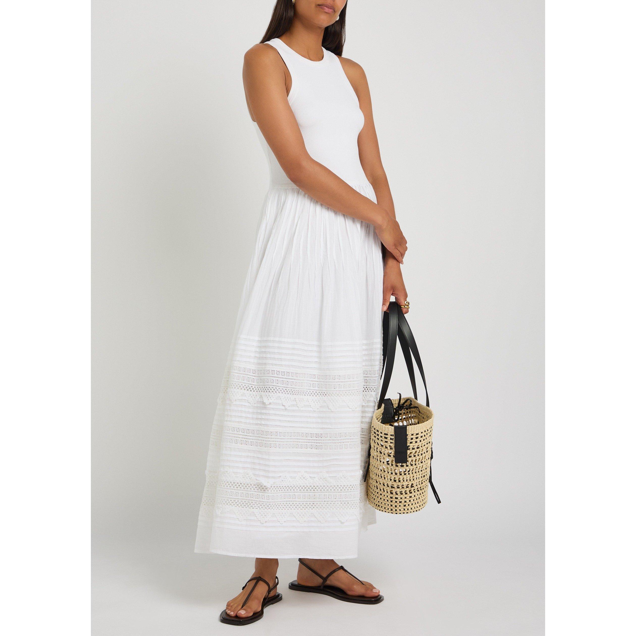 WHITE - Polo Ralph Lauren - LD WOVEN-FIT FLAIRED DRESS - 5
