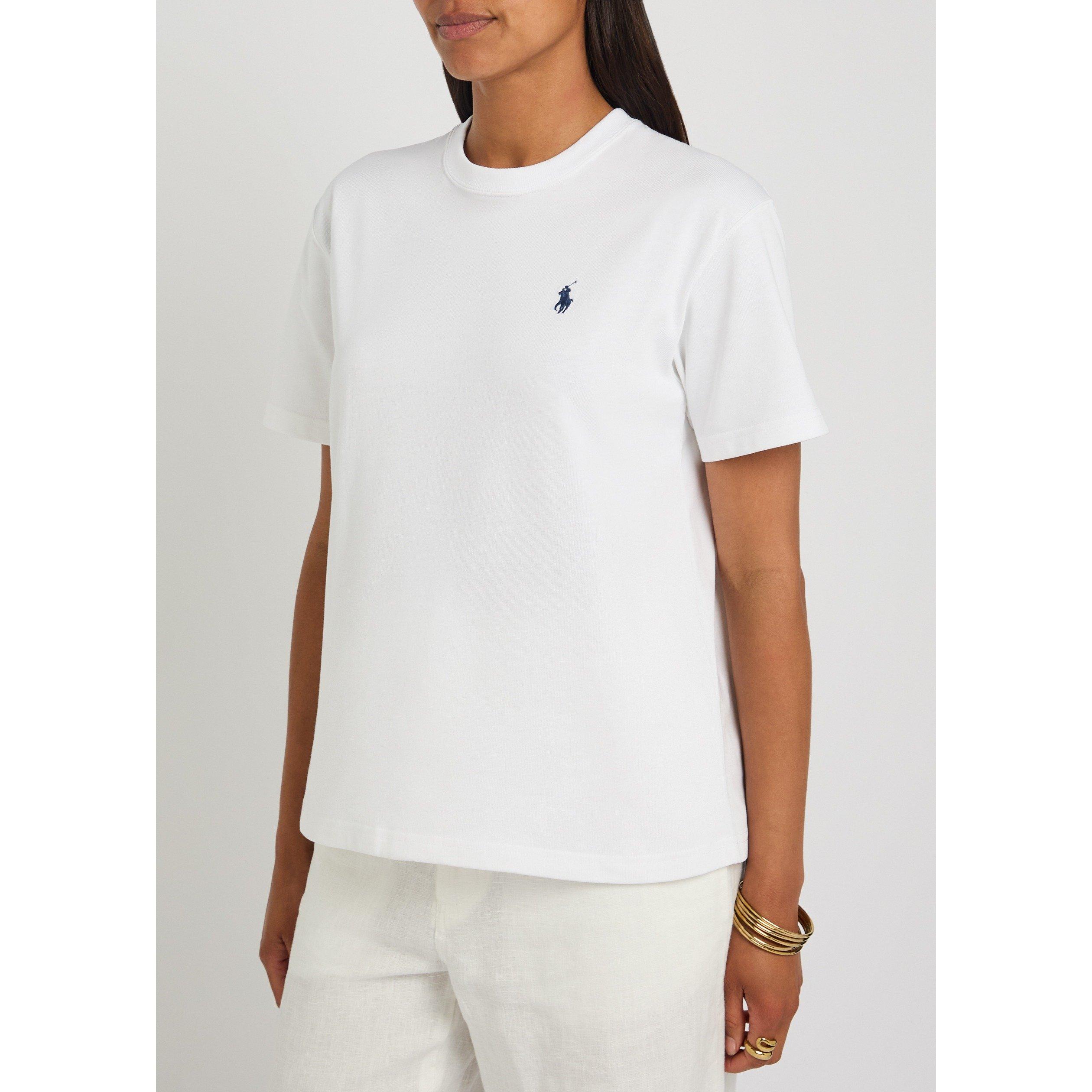 WHITE - Polo Ralph Lauren - Women's Short-Sleeve Cotton T-Shirt - 2