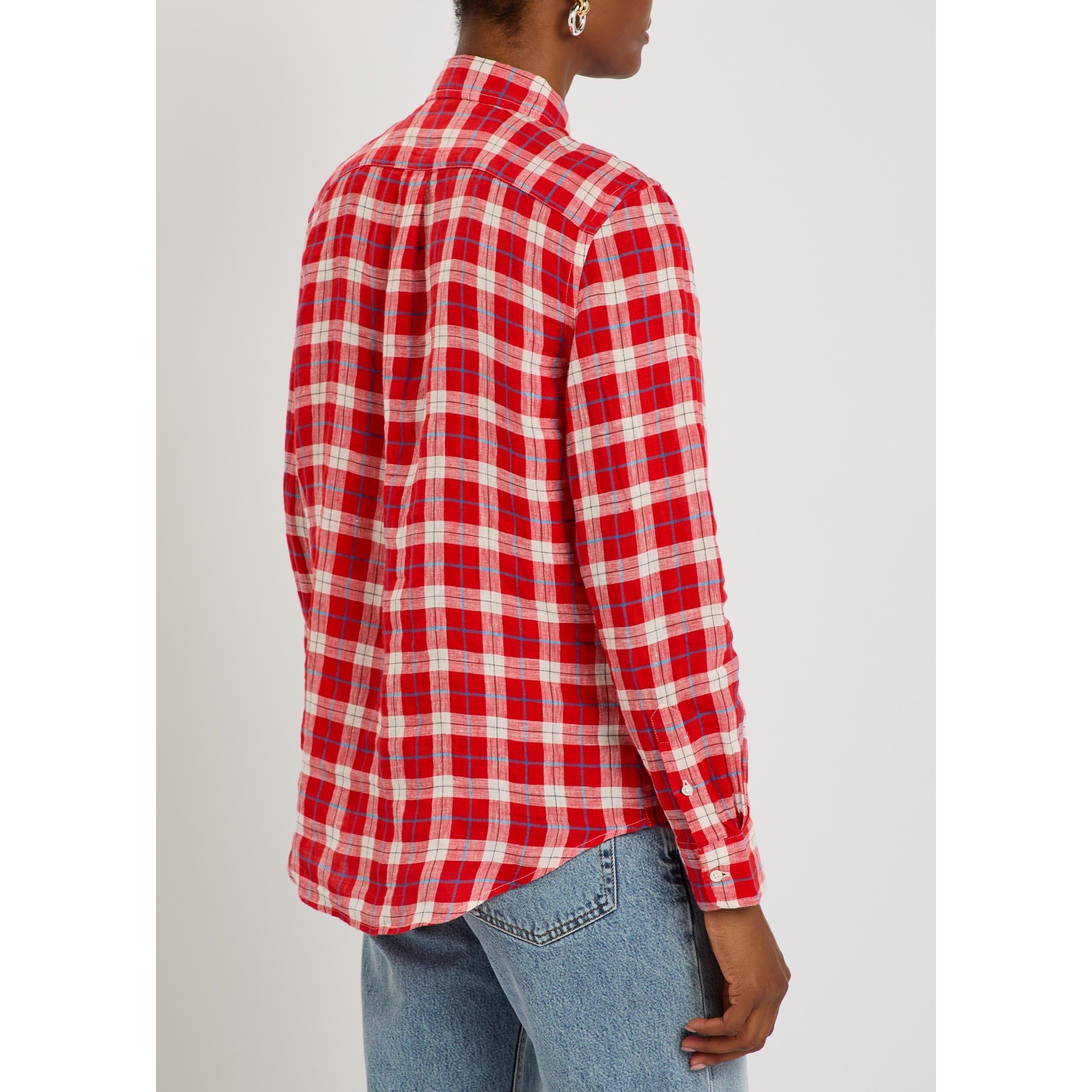 RED AND OTHER - Polo Ralph Lauren - S CLASSIC LS BUTTON FRONT SHIR - 3
