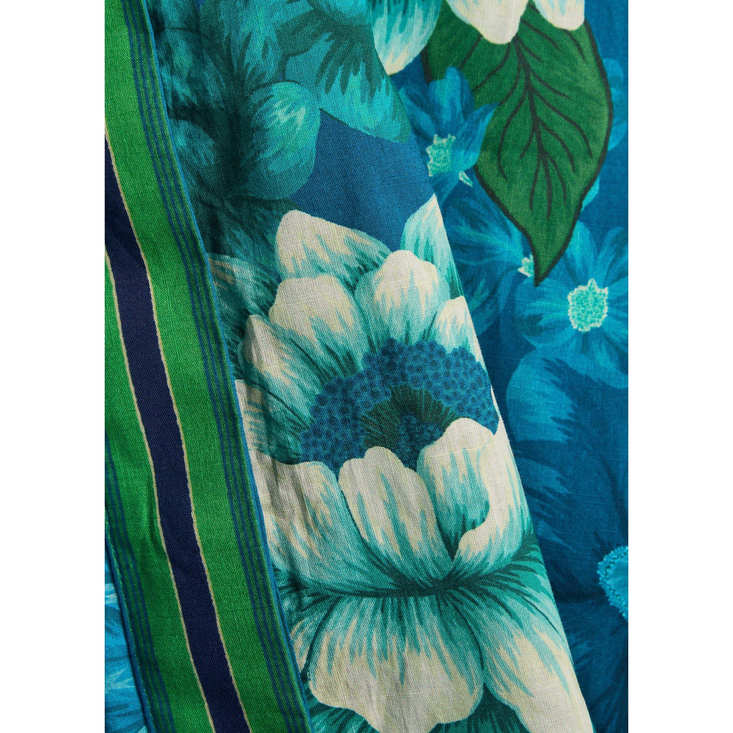 MULTICOLOURED - Alemais - Women's Margo Floral Cotton Short-Sleeve Oversized-Fit Shirt - 4