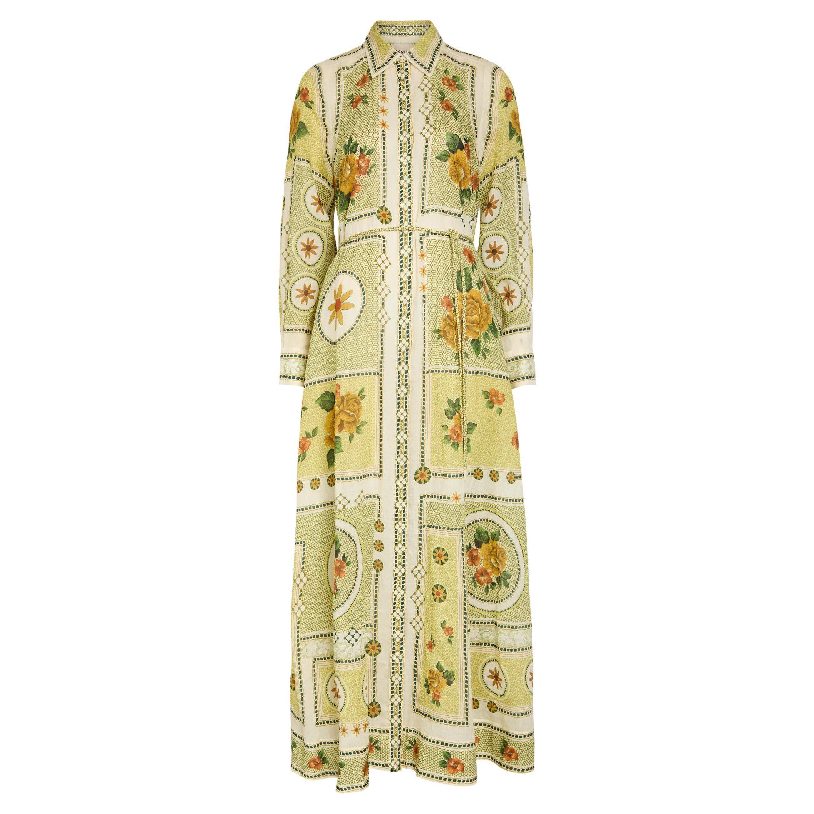 YELLOW AND OTHE - Alemais - LD DIXIE SHIRTDRESS