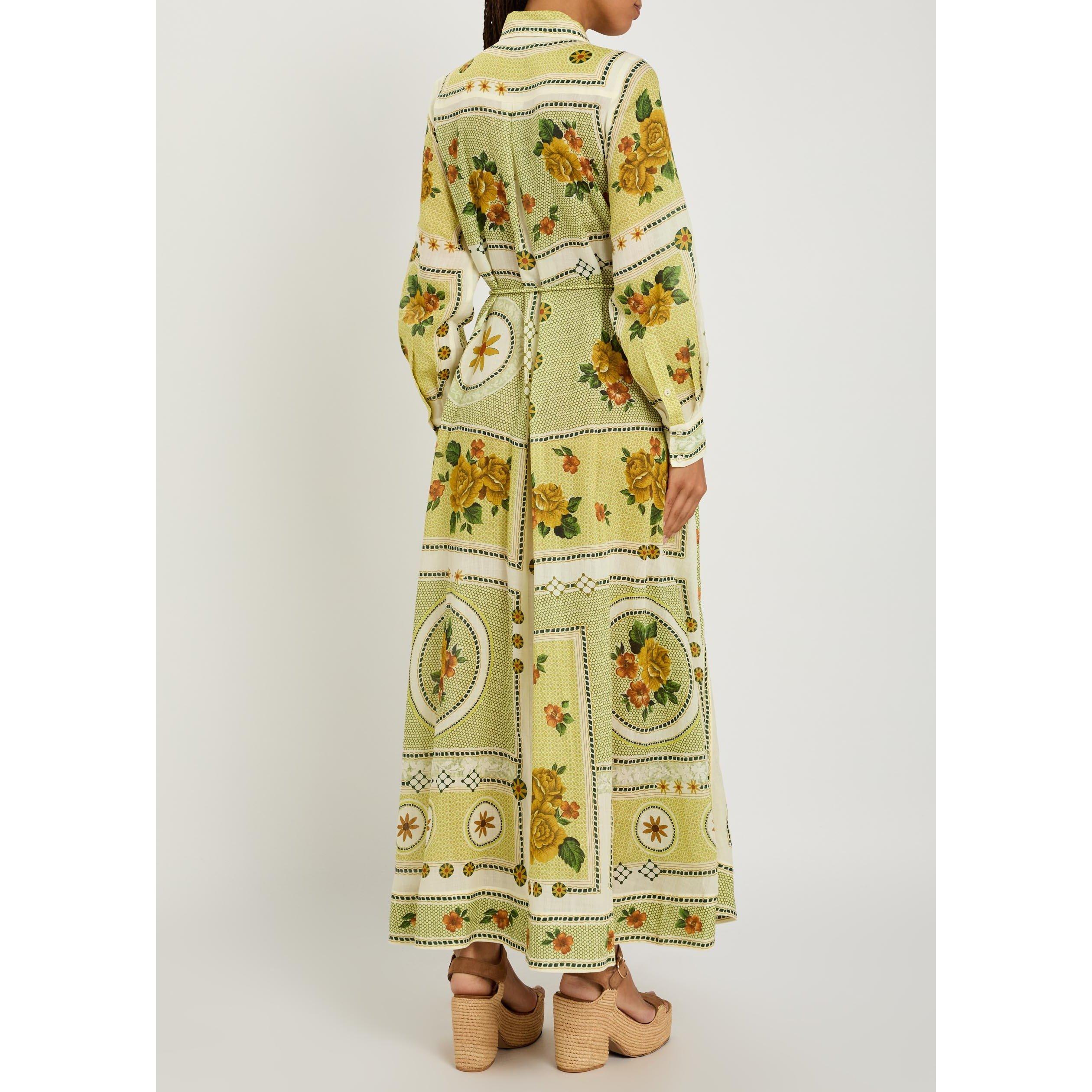 YELLOW AND OTHE - Alemais - Women's Dixie Ramie Long-Sleeve Shirt-Dress - 3
