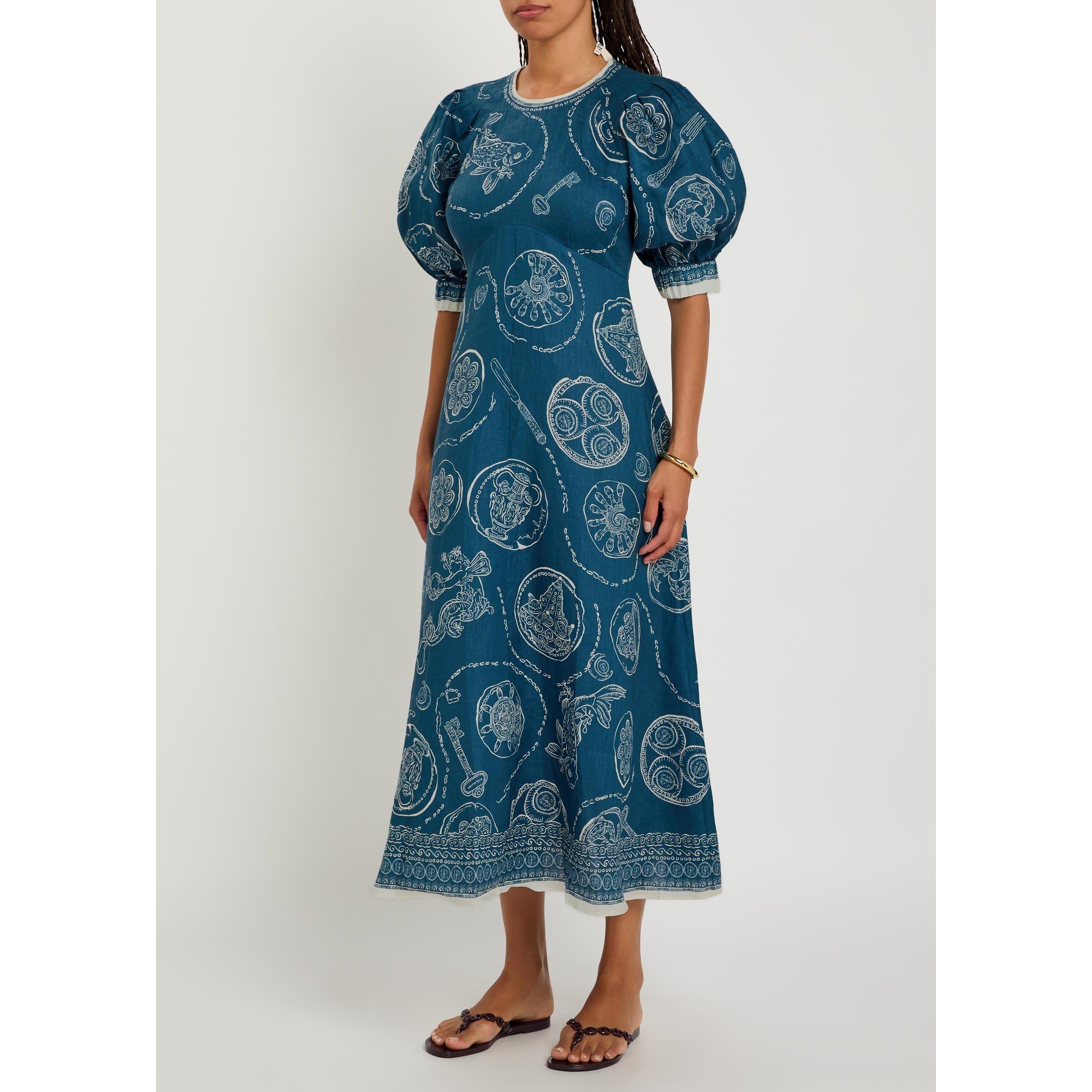 BLUE AND OTHER - Alemais - MD LUCKY MIDI DRESS - 2