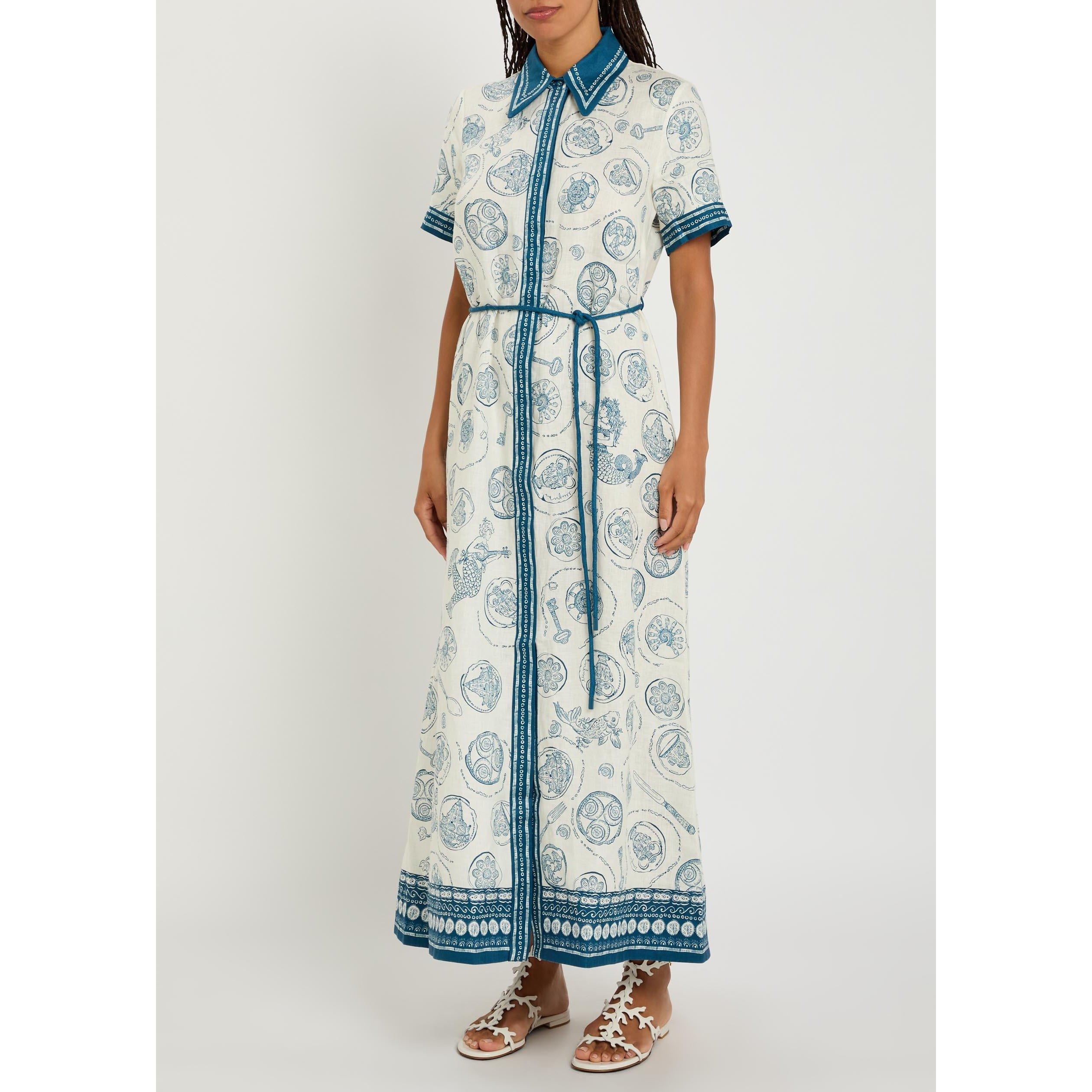 IVORY - Alemais - Women's Lucky Linen Shirt-Dress - 2