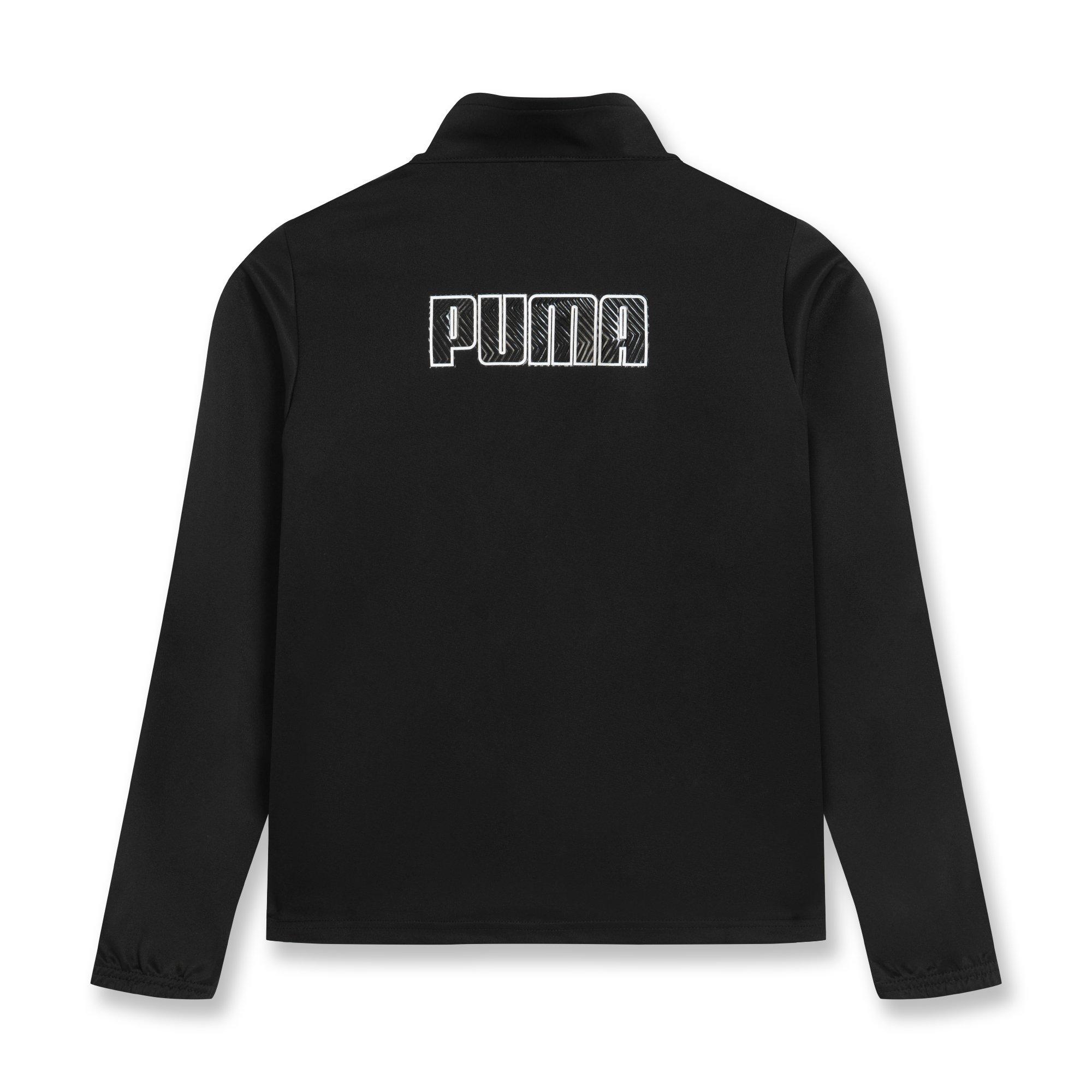 Zwart/Geel - Puma - Finesse Performance Tracksuit Set Junior - 3