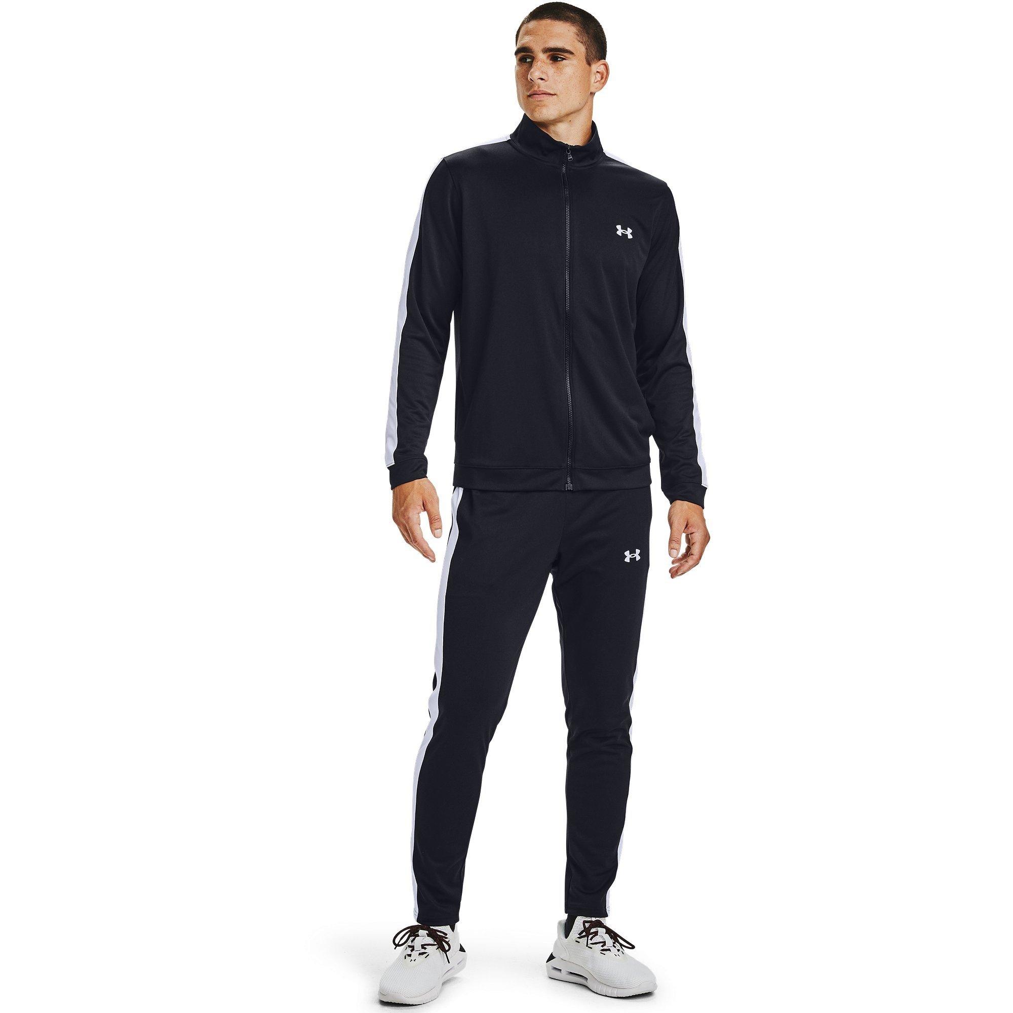 Negro/Blanco - Under Armour - Armour UA Rival Knit Tracksuit Men's - 3