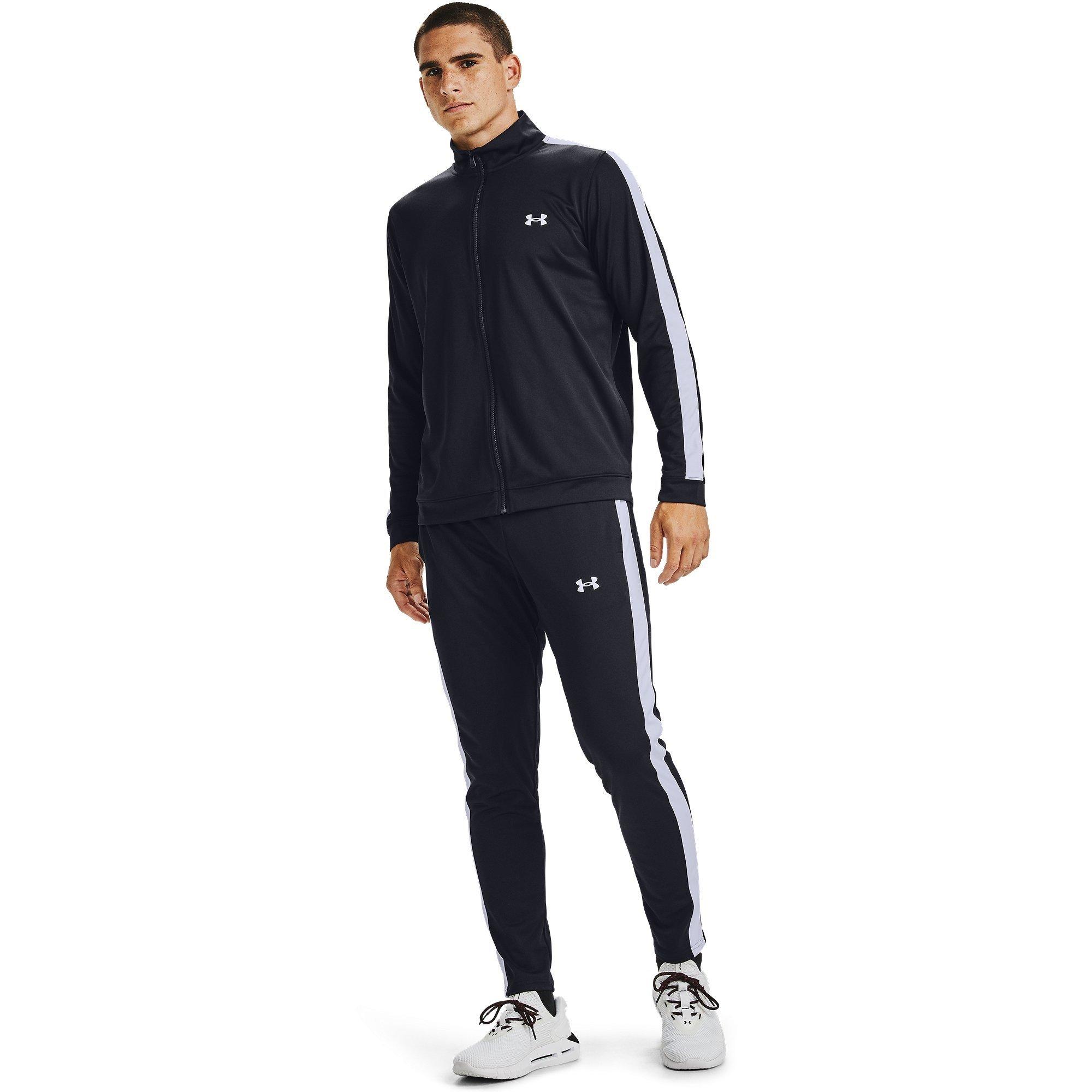 Negro/Blanco - Under Armour - Armour UA Rival Knit Tracksuit Men's - 6