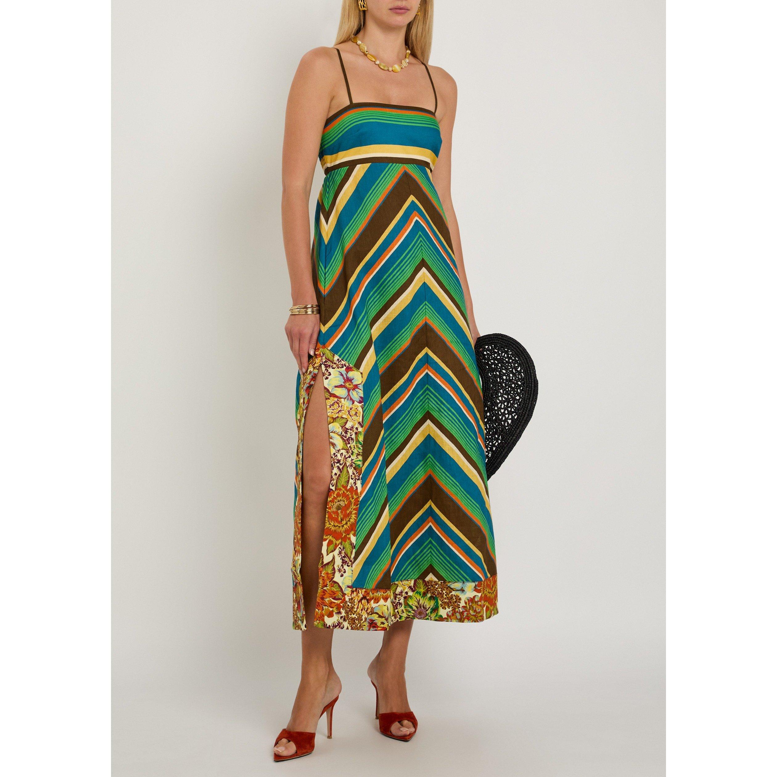 MULTICOLOURED - Alemais - LD CHARLIE DAY DRESS - 5