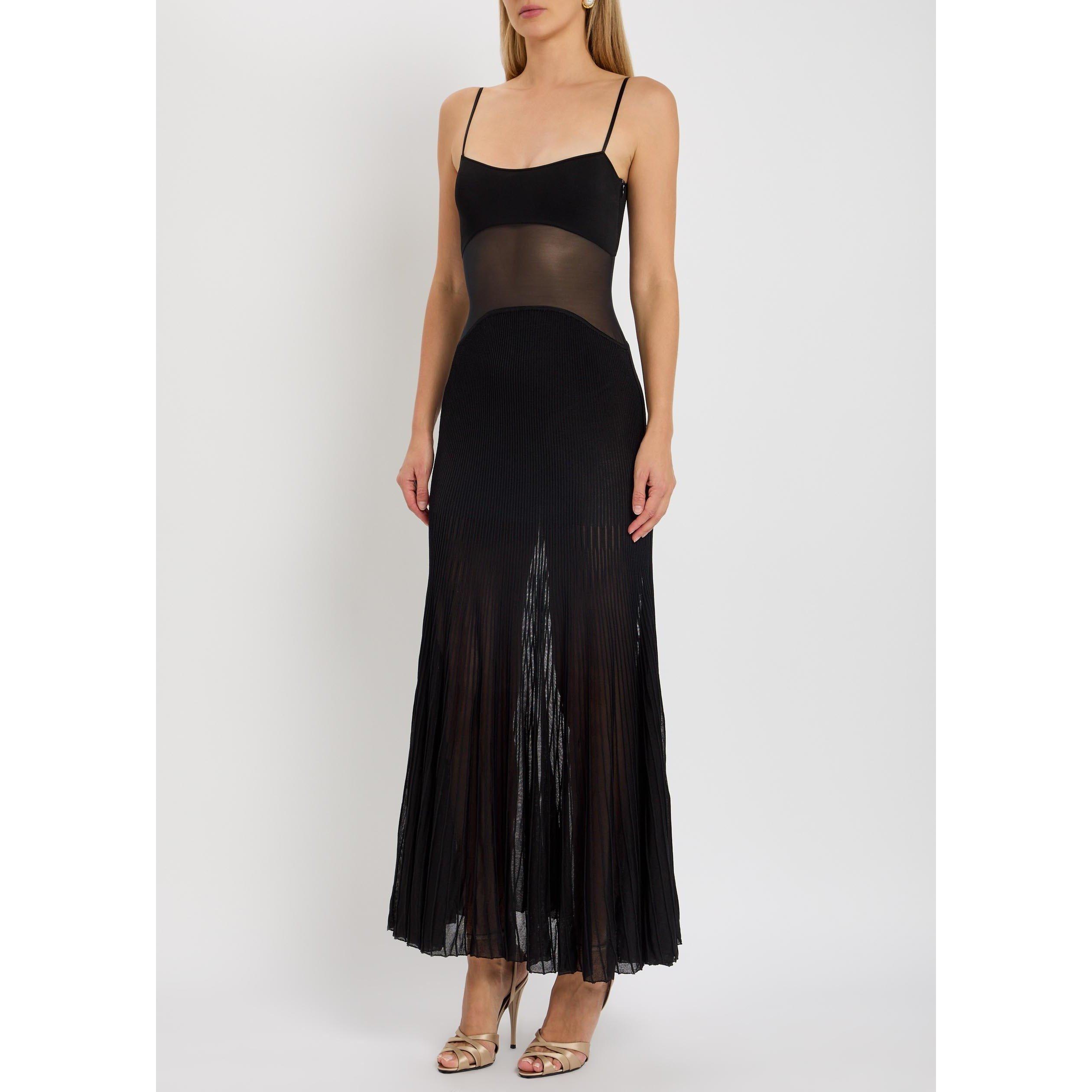 BLACK - Galvan - LD BELLADONNA MESH DRESS - 2