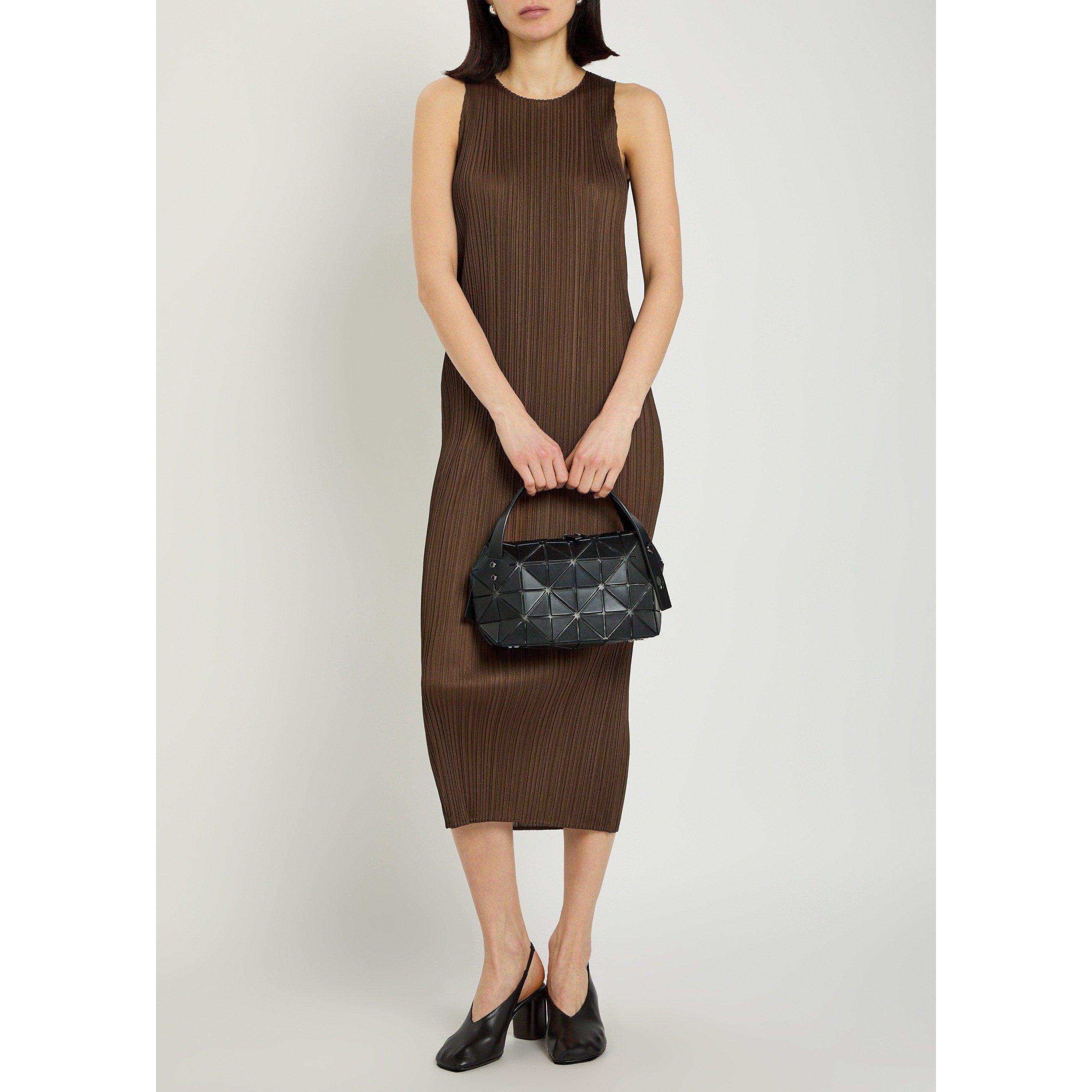 BROWN - Issey Miyake - Women's Pleated Maxi Dress - 5