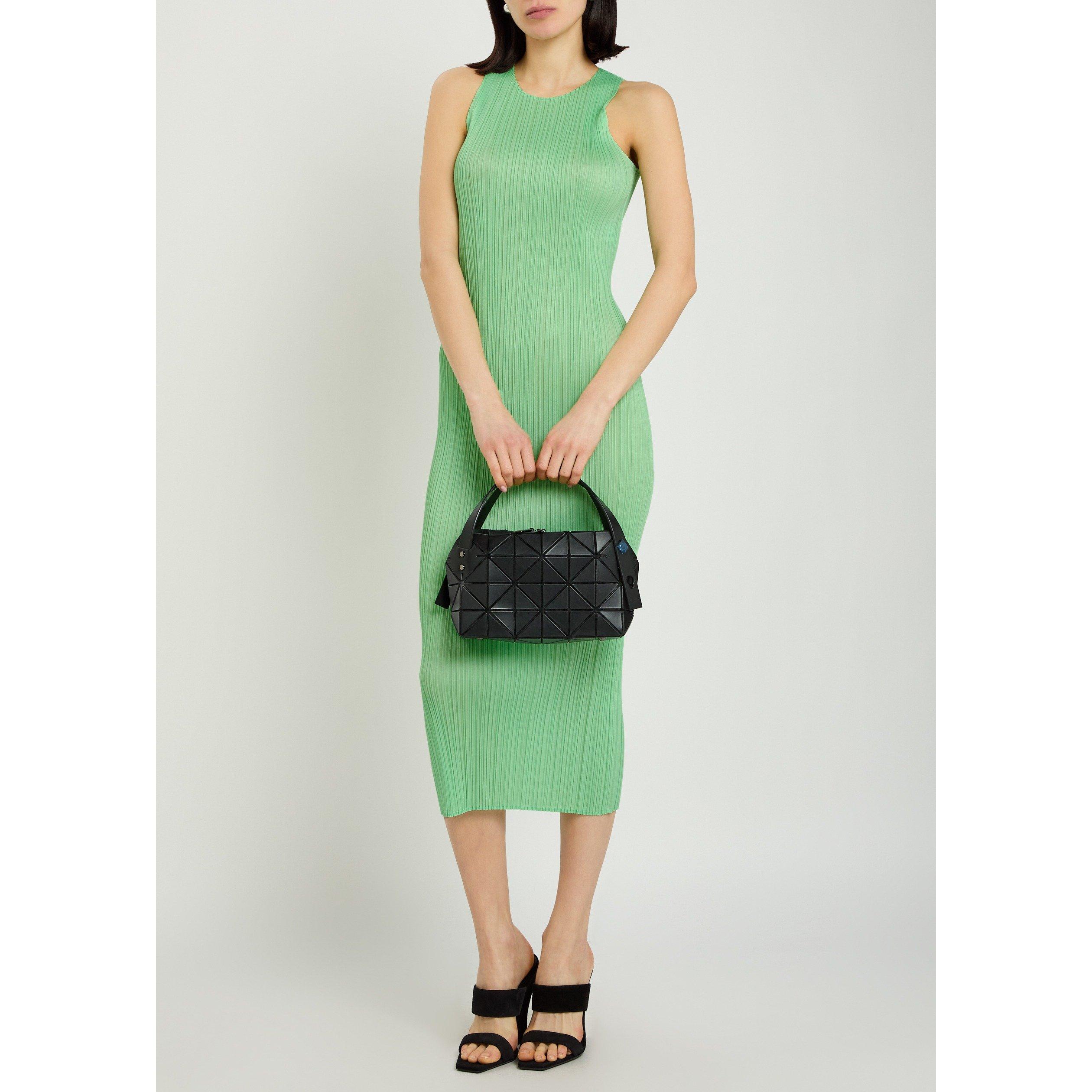 LIGHT GREEN - Issey Miyake - Women's Pleats Please Pleated Round-Neck Maxi Dress - 5