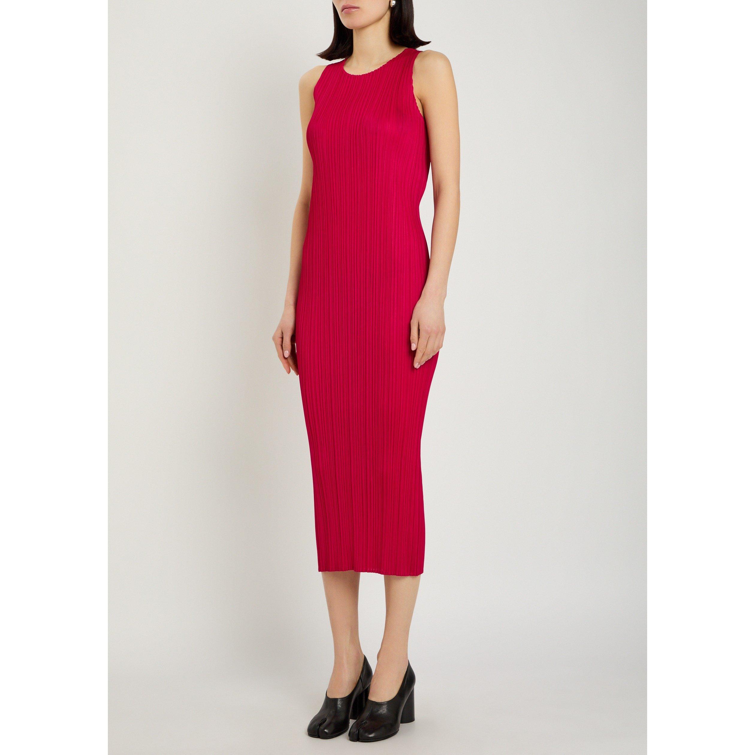 RED - Issey Miyake - Women's Pleated Maxi Dress - 2